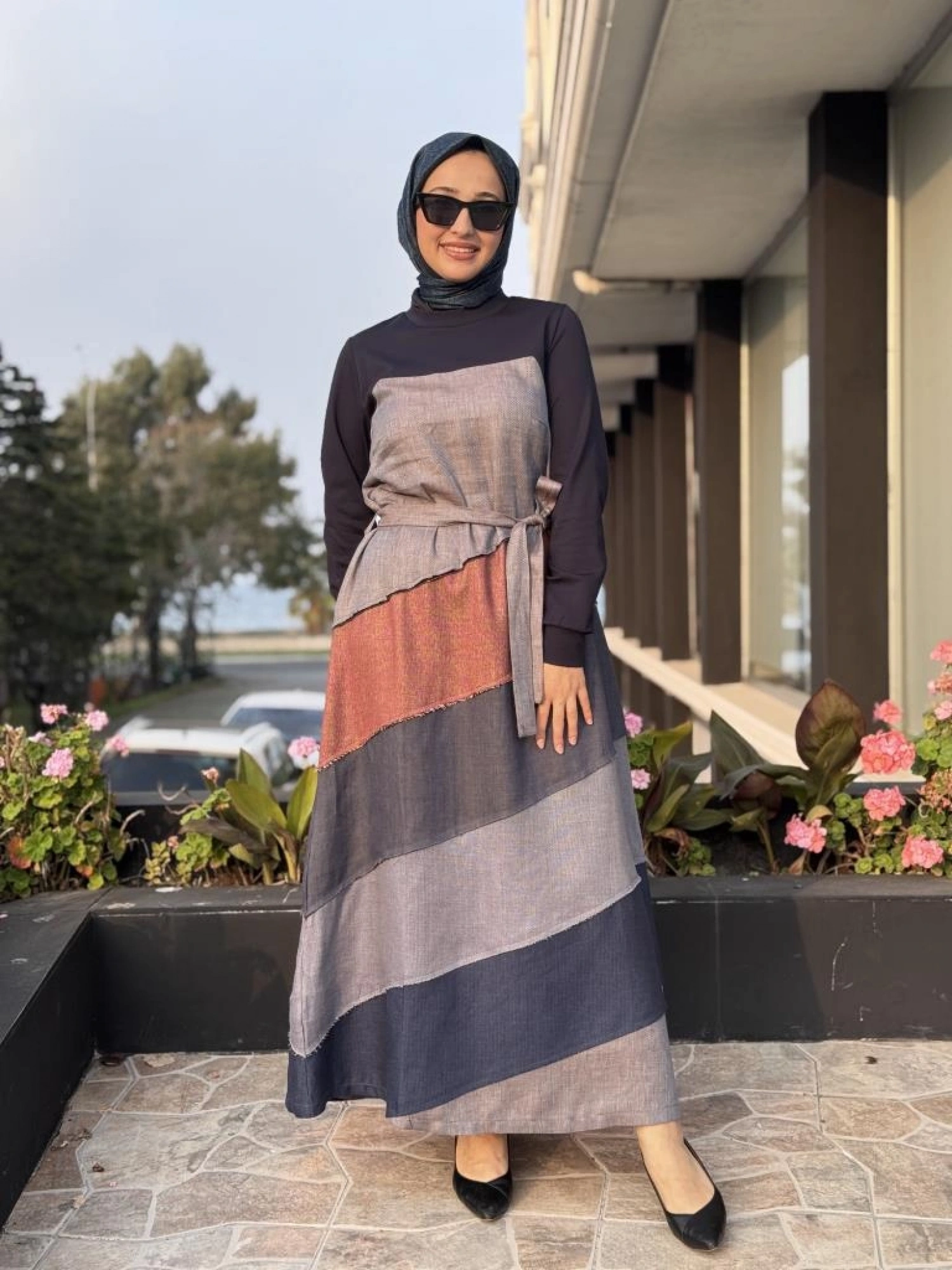 Misswhence Patcwork Elbise 38832