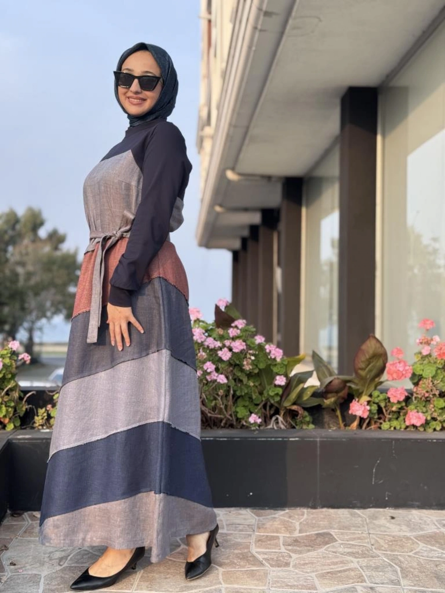 Misswhence Patcwork Elbise 38832