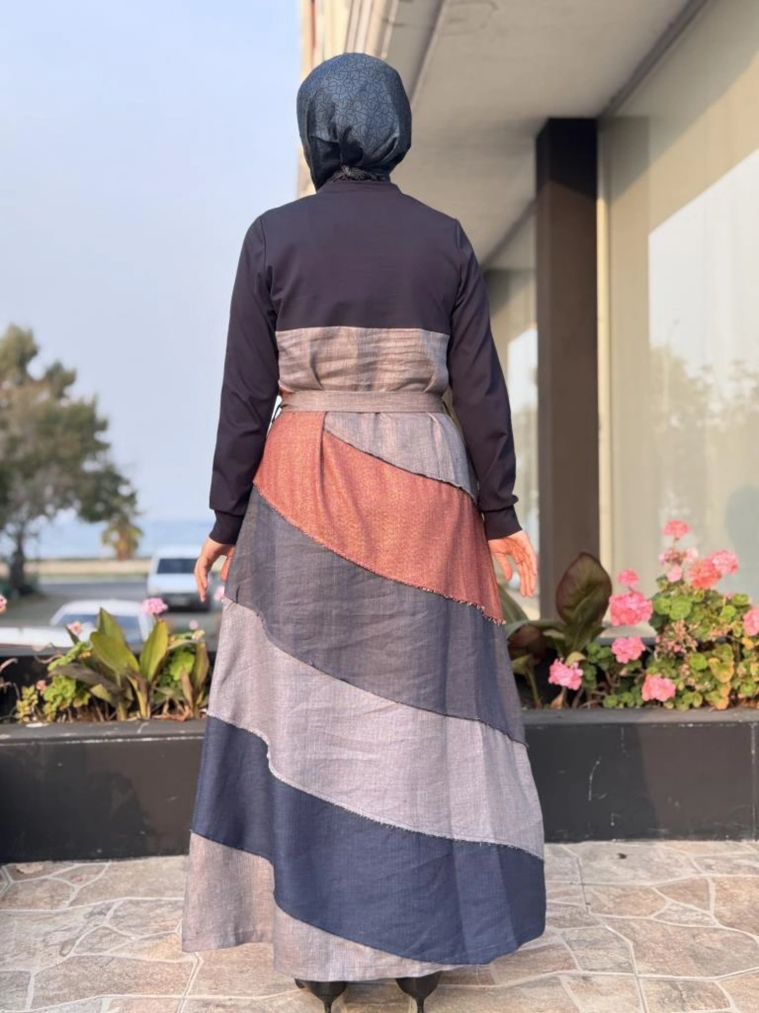 Misswhence Patcwork Elbise 38832