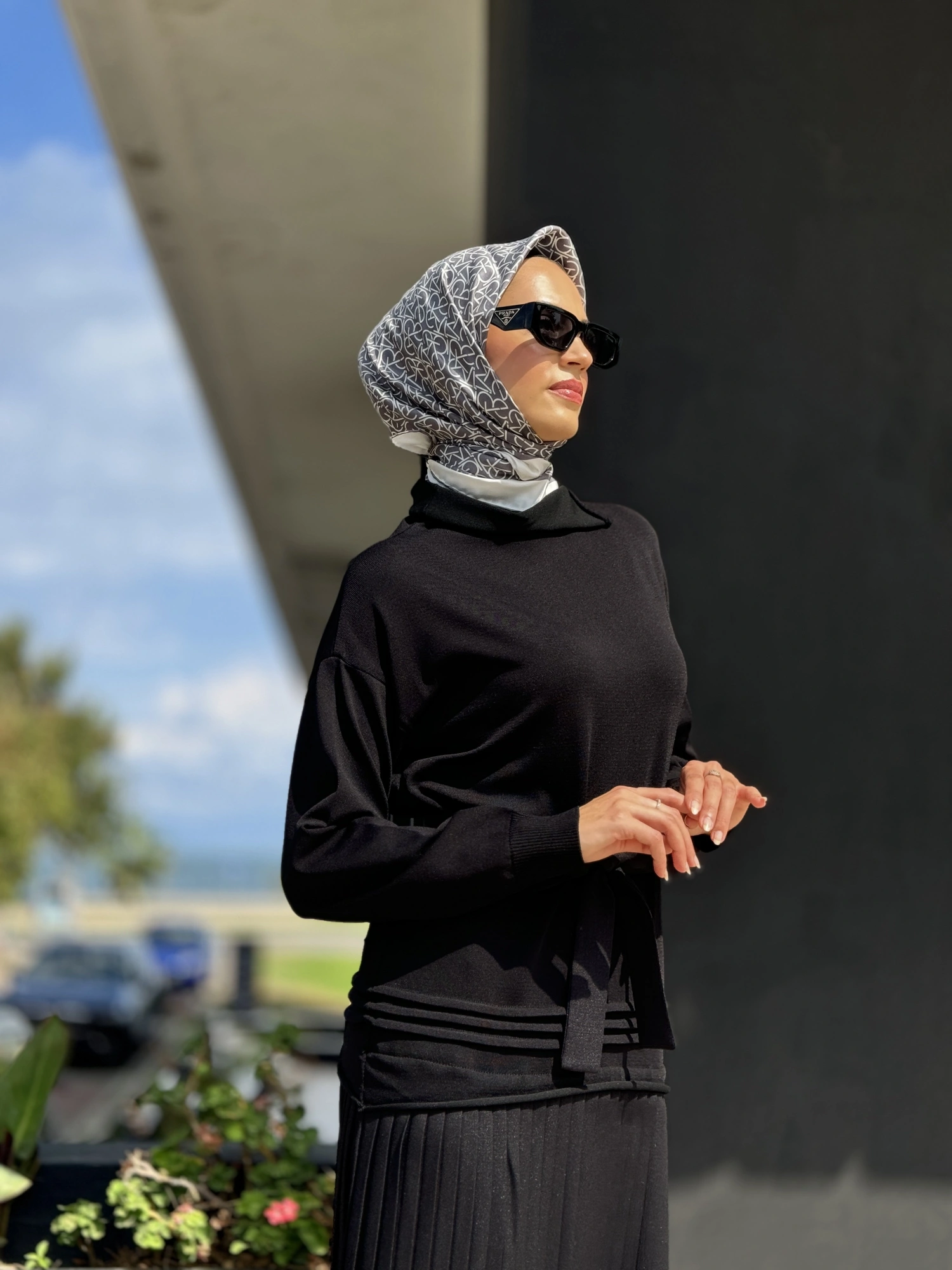 Misswhence Pliseli Triko Elbise 36813