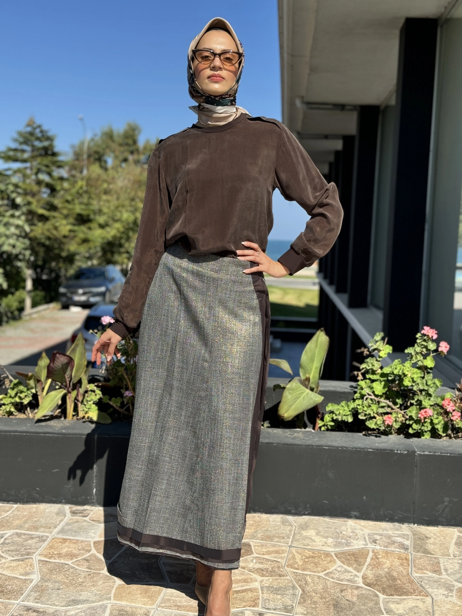 Misswhence Pötikare Desenli Etek 36902