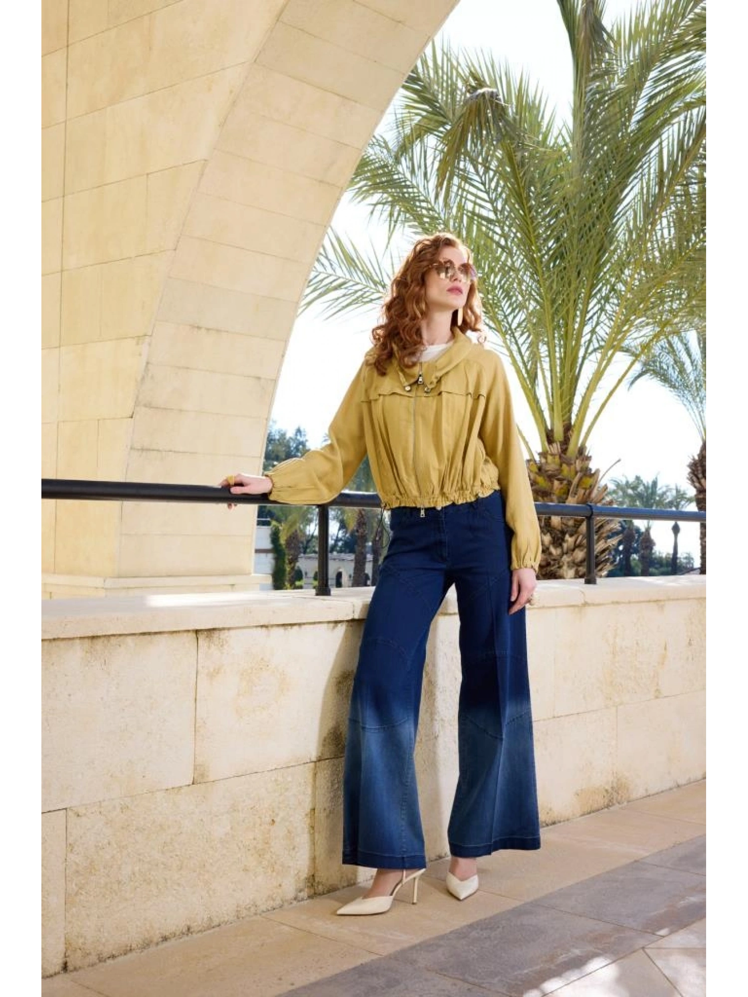 Misswhence Renk Geçişli Likralı Tensel Kot Pantolon 37100