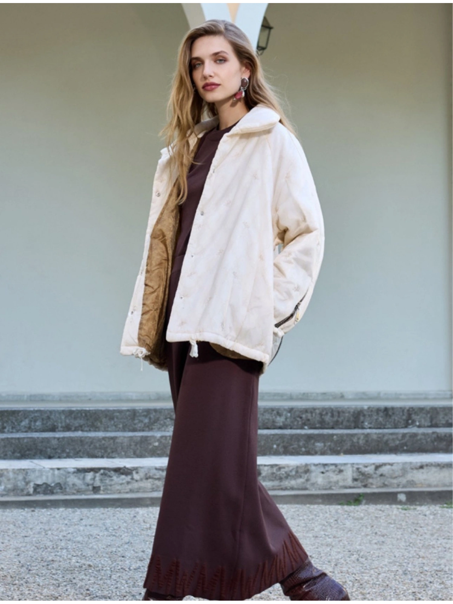 Misswhence Renkli Astarlı Ceket/ Kap 36408