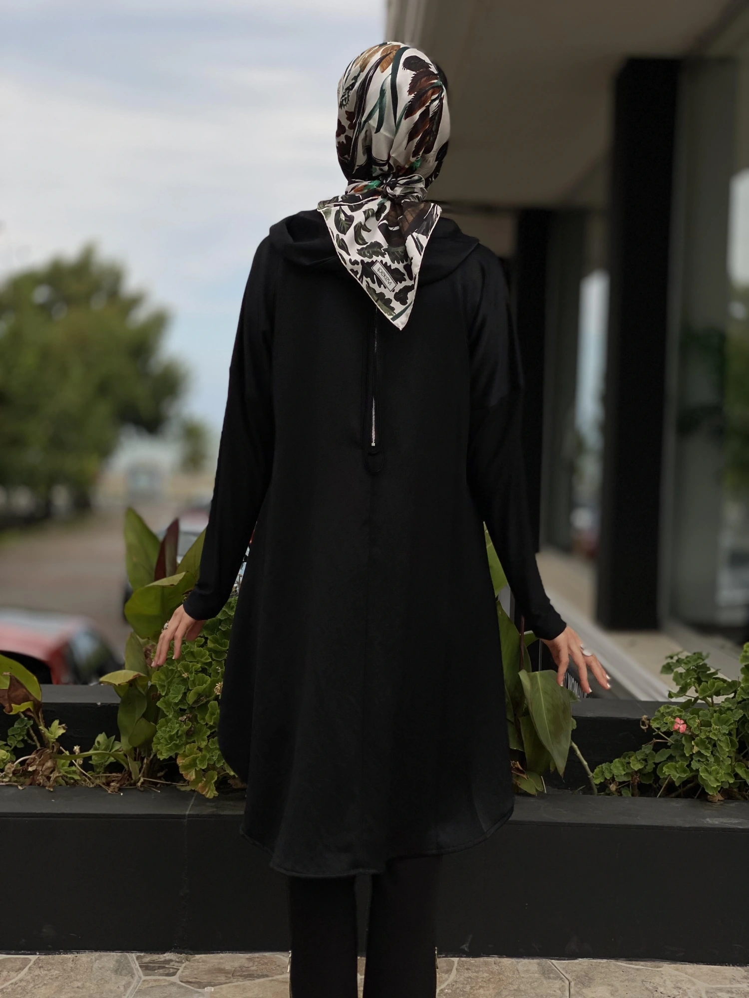 Misswhence Sırtı Fermuarlı Şal Yaka Viscon Tunik 34030