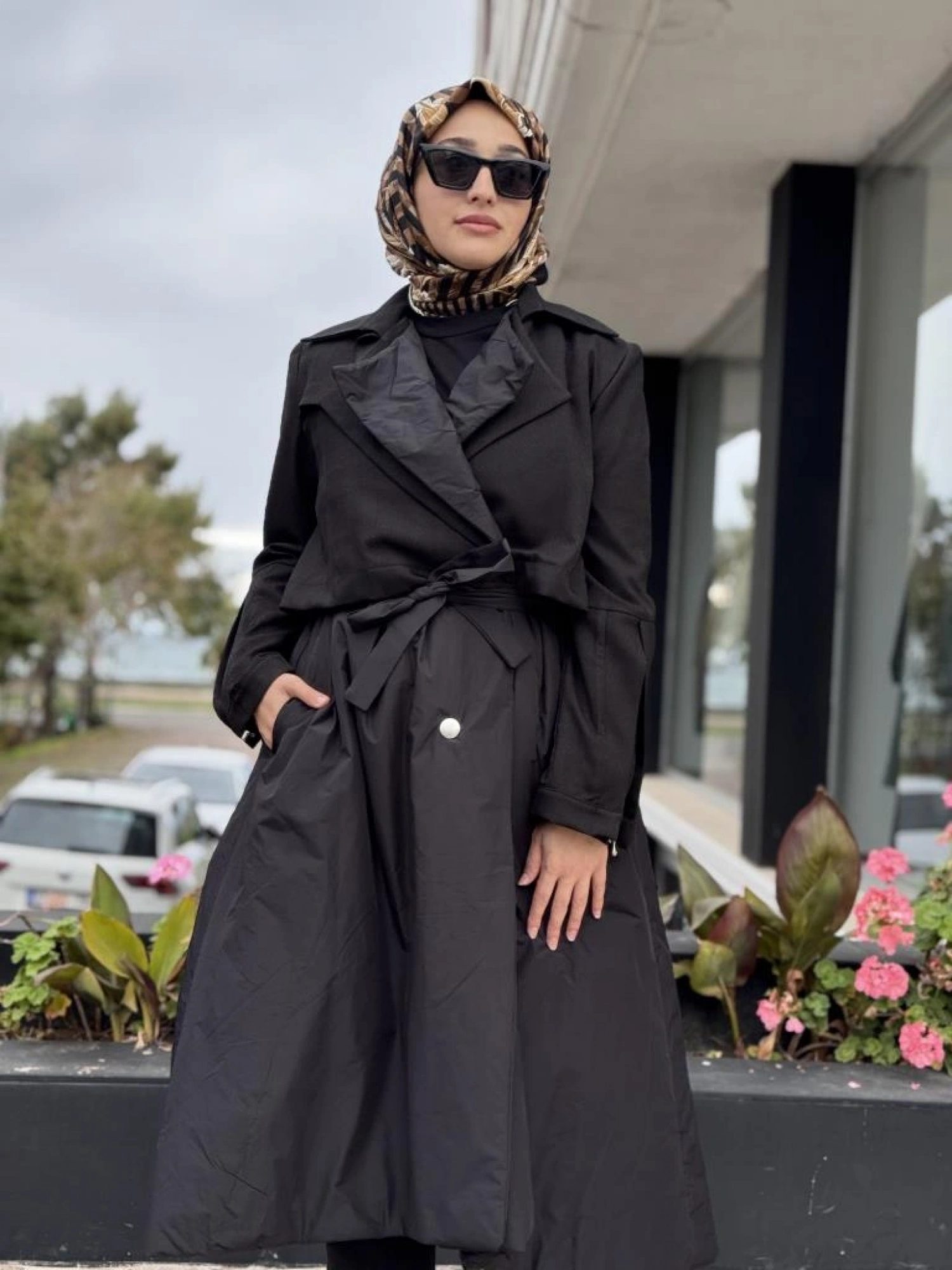 Misswhence Teknik Kumaşlı Detaylı Çırçıtlı Kap 38403