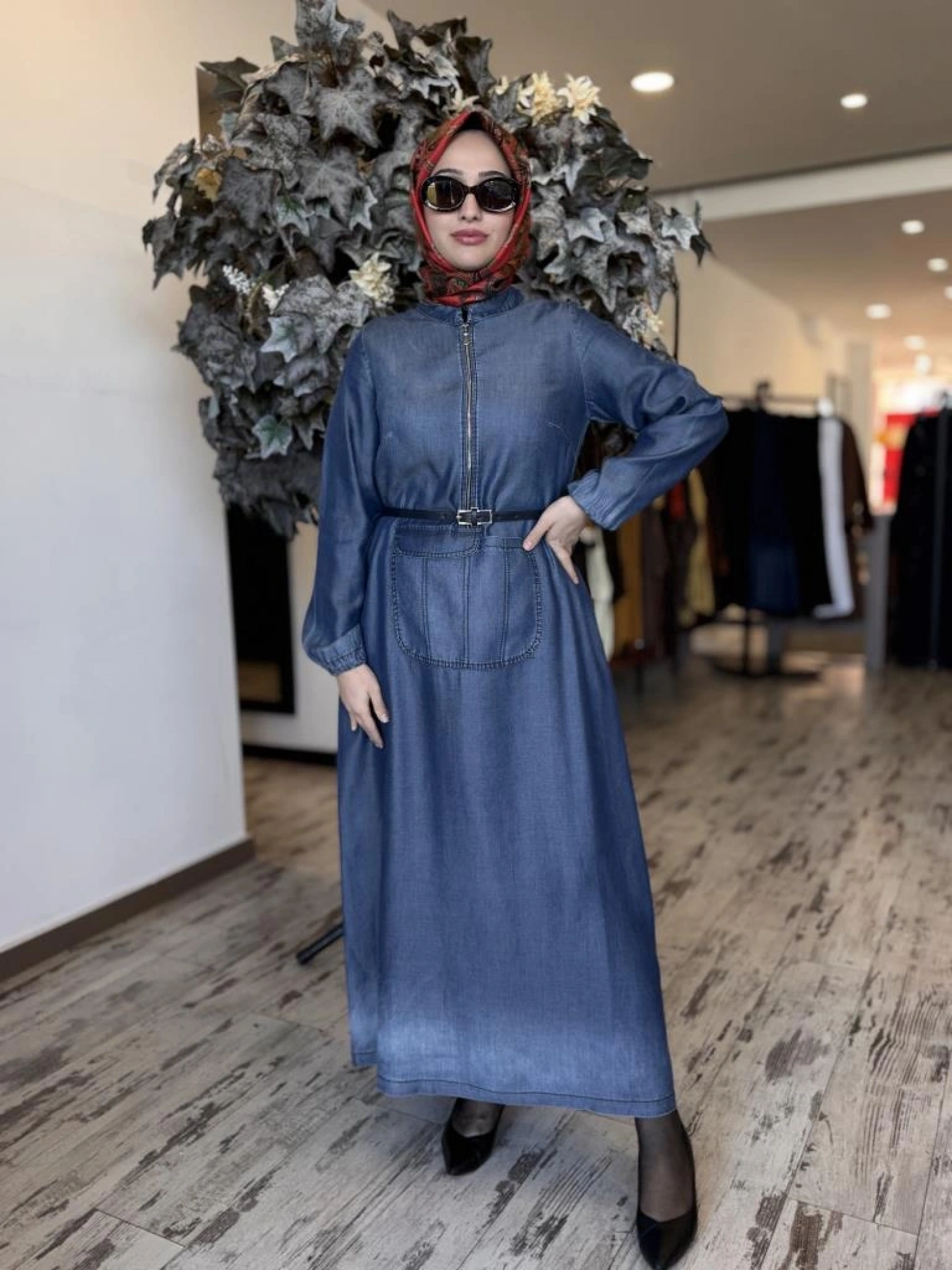 Misswhence Tencel Kot Elbise 37804