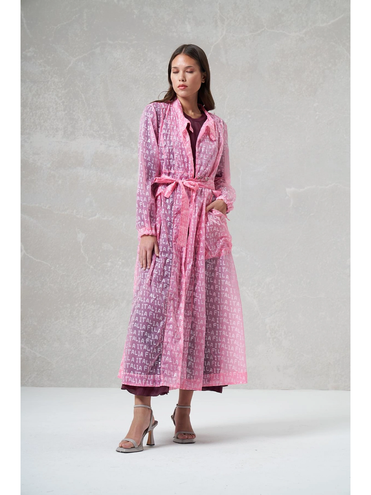 Misswhence Yumuşak Doku Rayon Baskılı Kap 35400