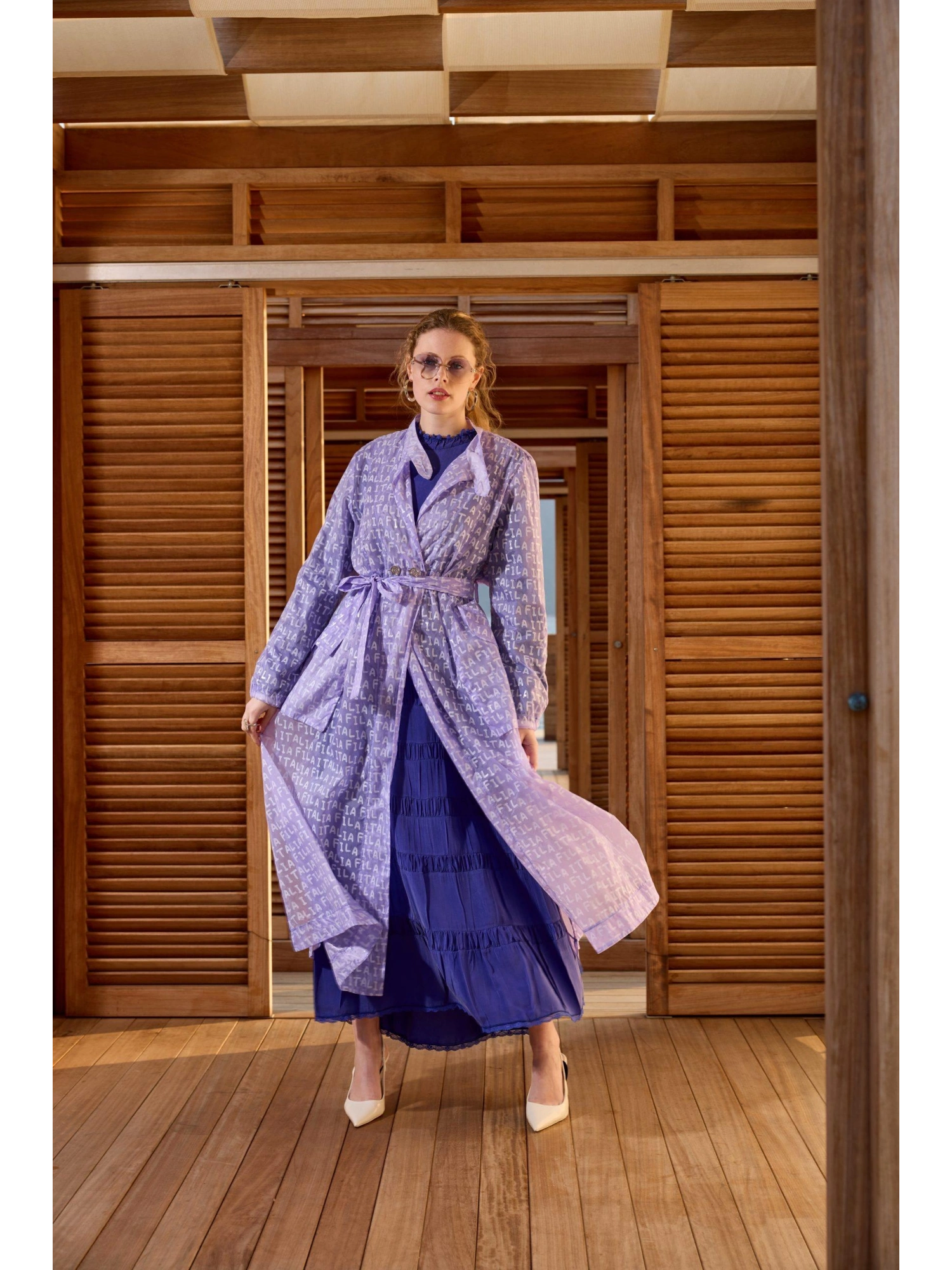 Misswhence Yumuşak Doku Rayon Baskılı Kap 35400