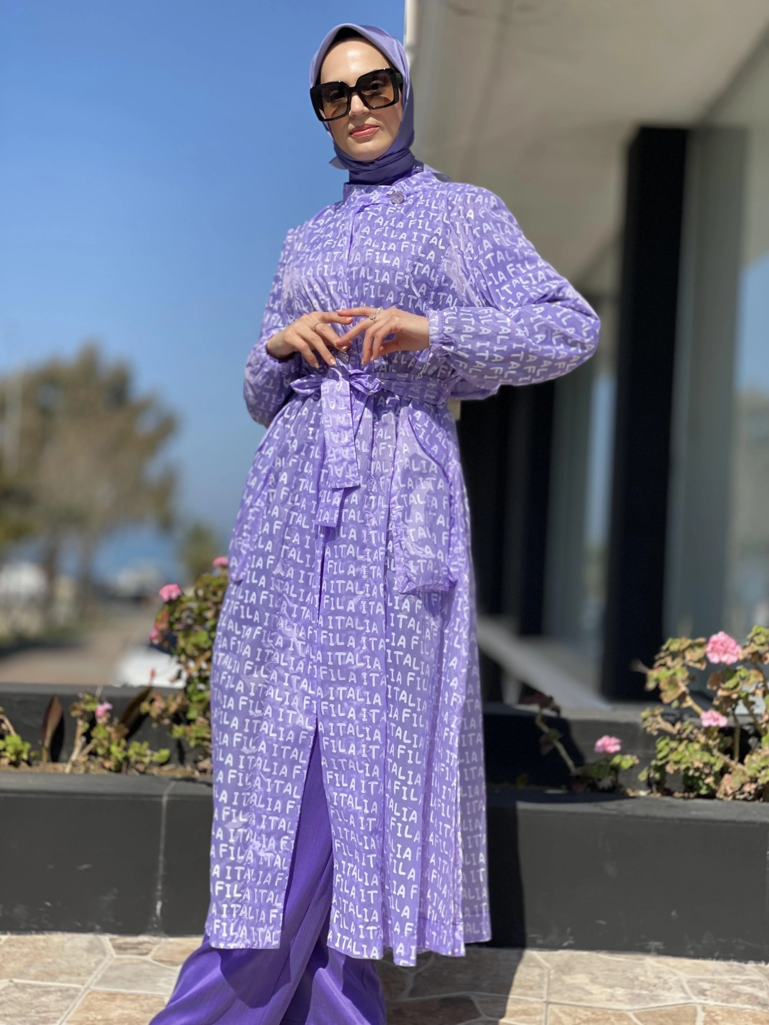 Misswhence Yumuşak Doku Rayon Baskılı Kap 35400