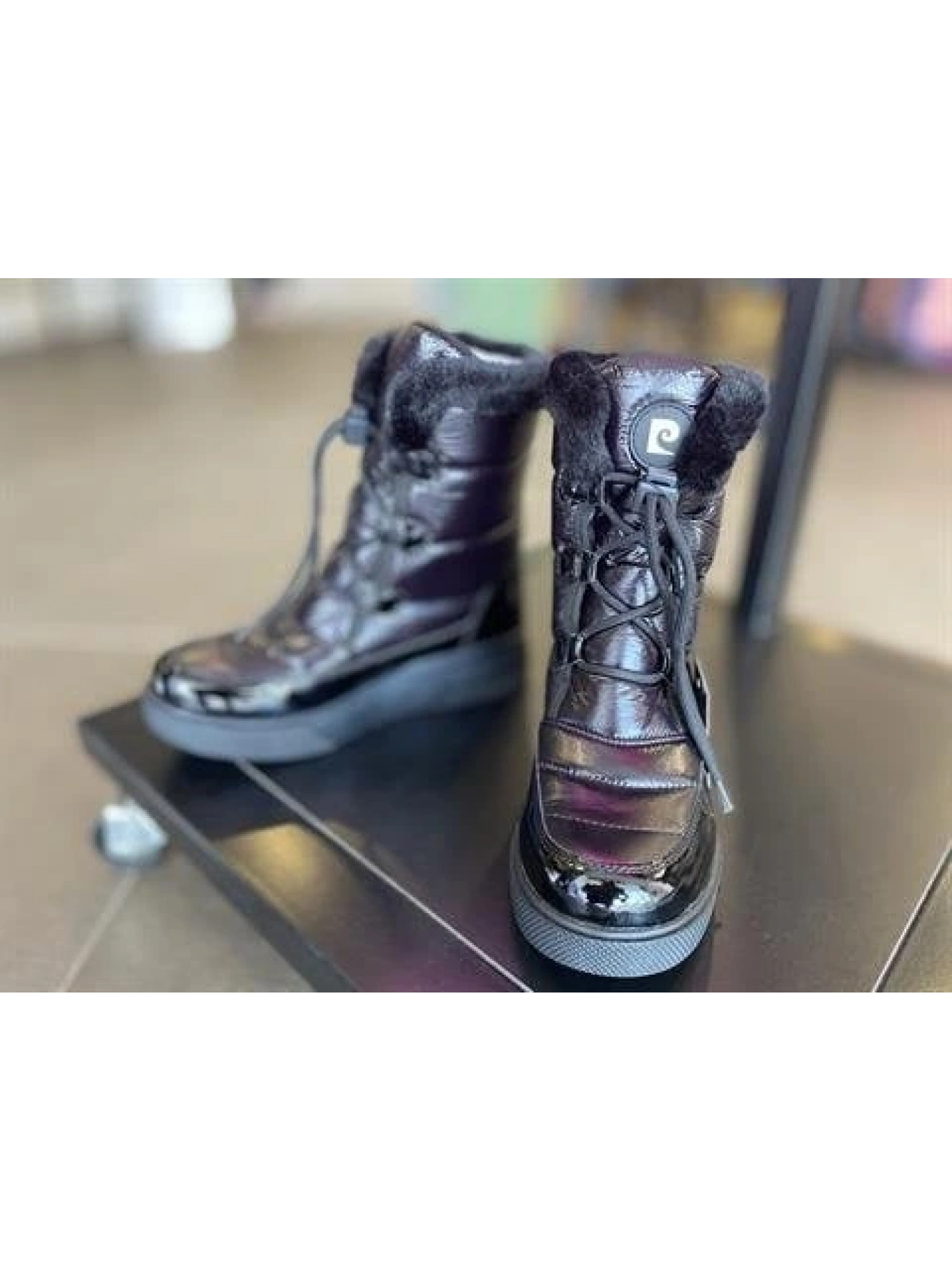 Pierre Cardin Siyah Rugan Bağcıklı Bot 52595