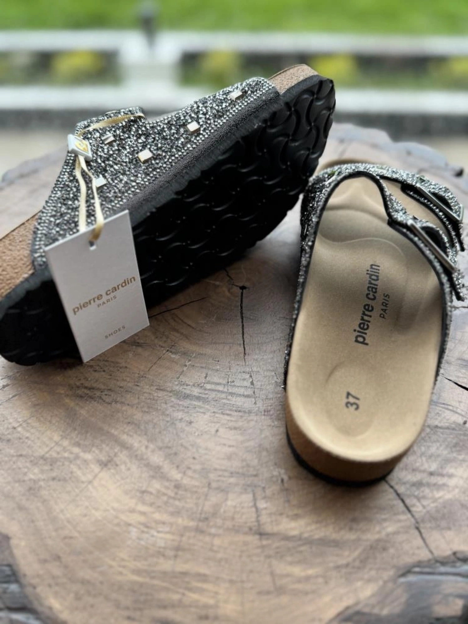 Pierre Cardin Taş Detaylı Tokula Terlik PC7552