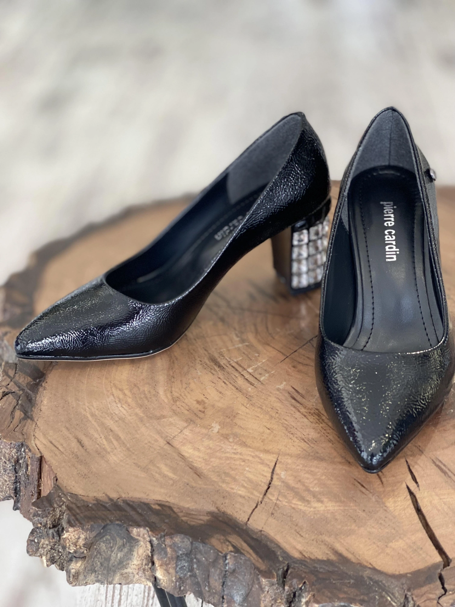 Pierre Cardin Topuğu Taşlı Kırışık Ayakkabı PC51201