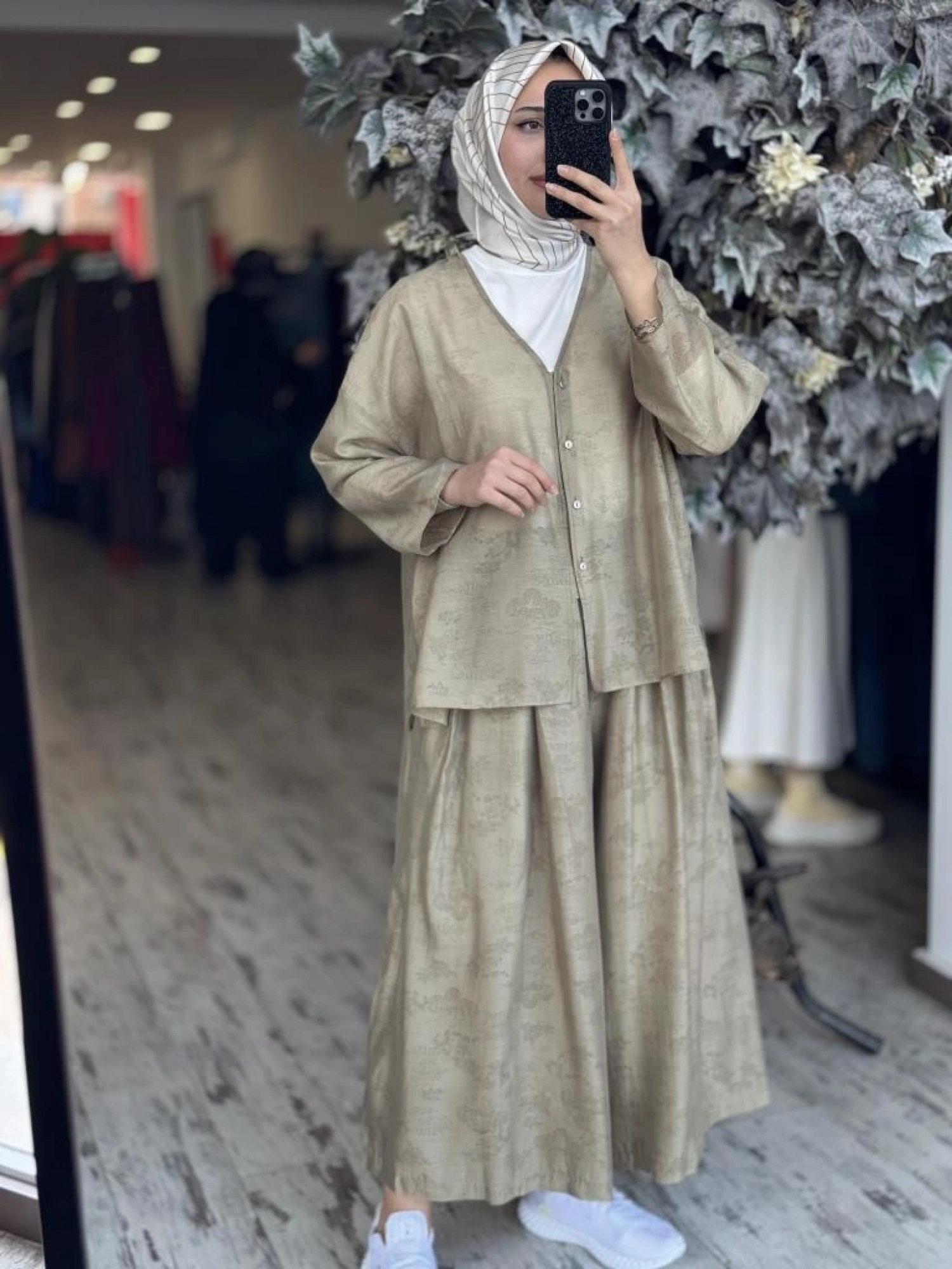 QooQ Store Azur Kimono Pantolon Takım 25SS626