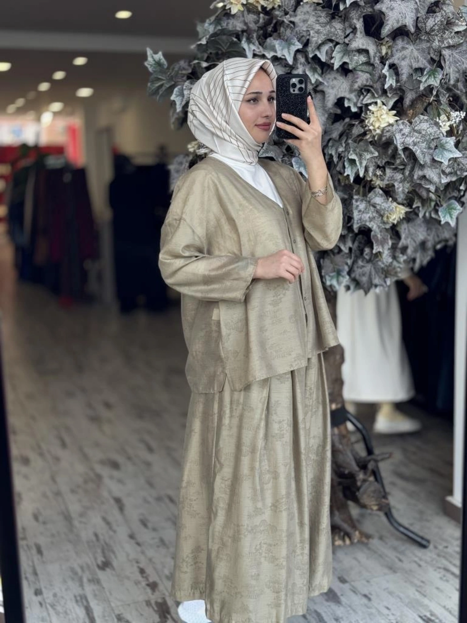 QooQ Store Azur Kimono Pantolon Takım 25SS626