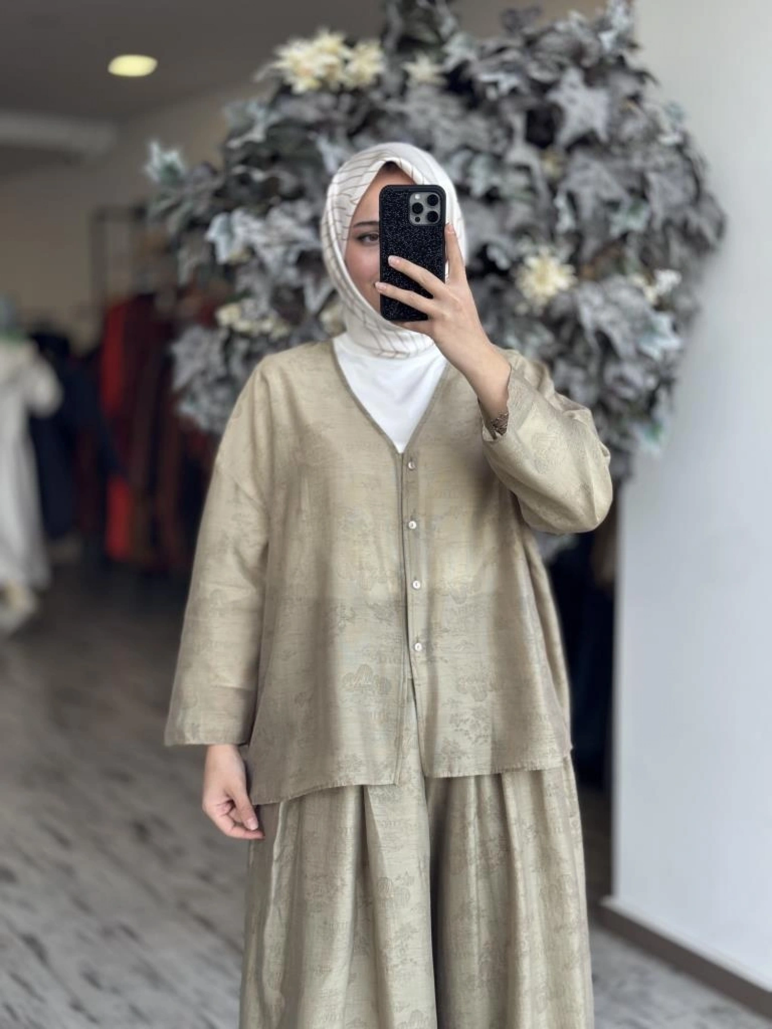 QooQ Store Azur Kimono Pantolon Takım 25SS626