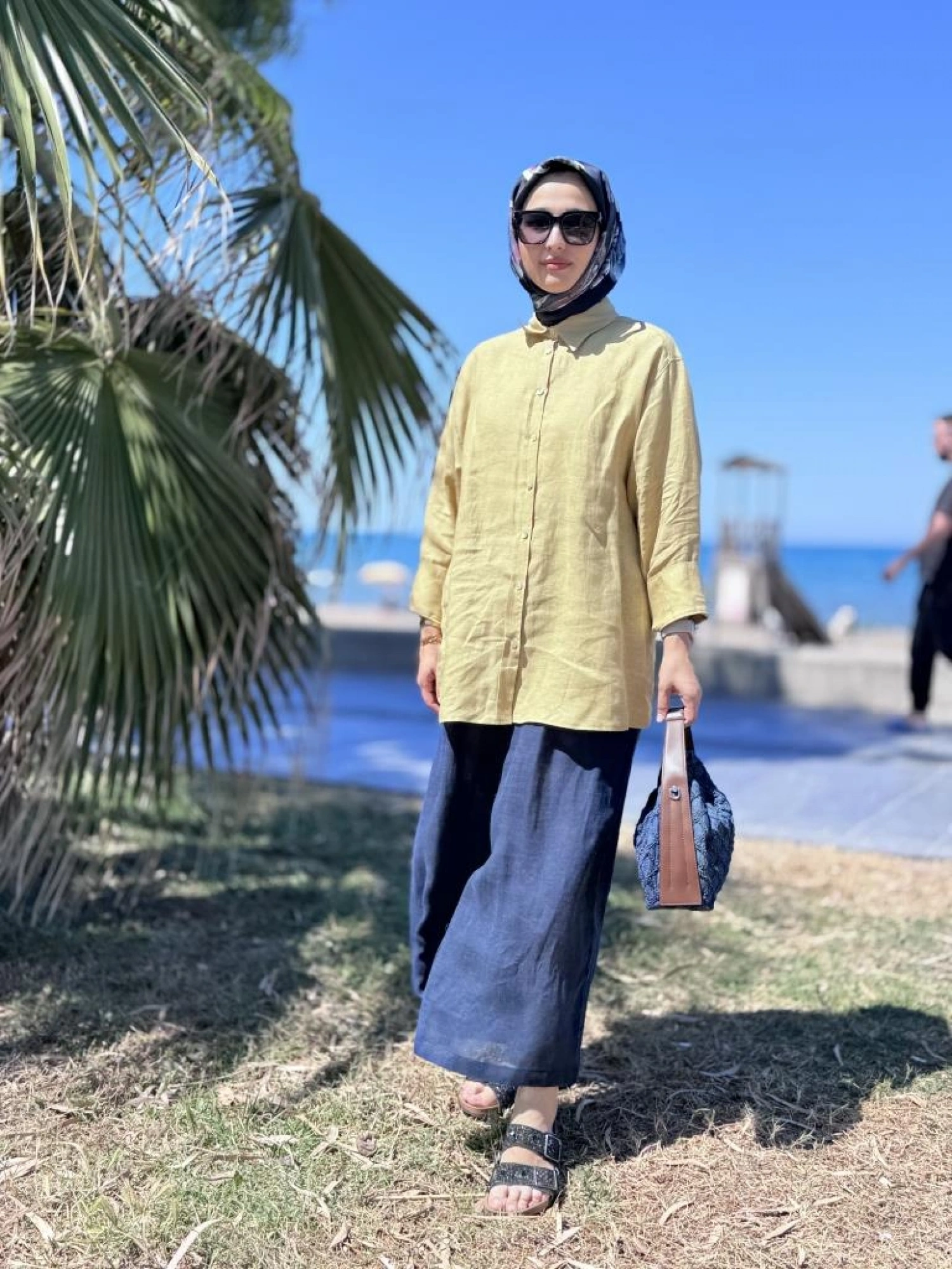 QooQ Store Lin Keten Gömlek 25SS212