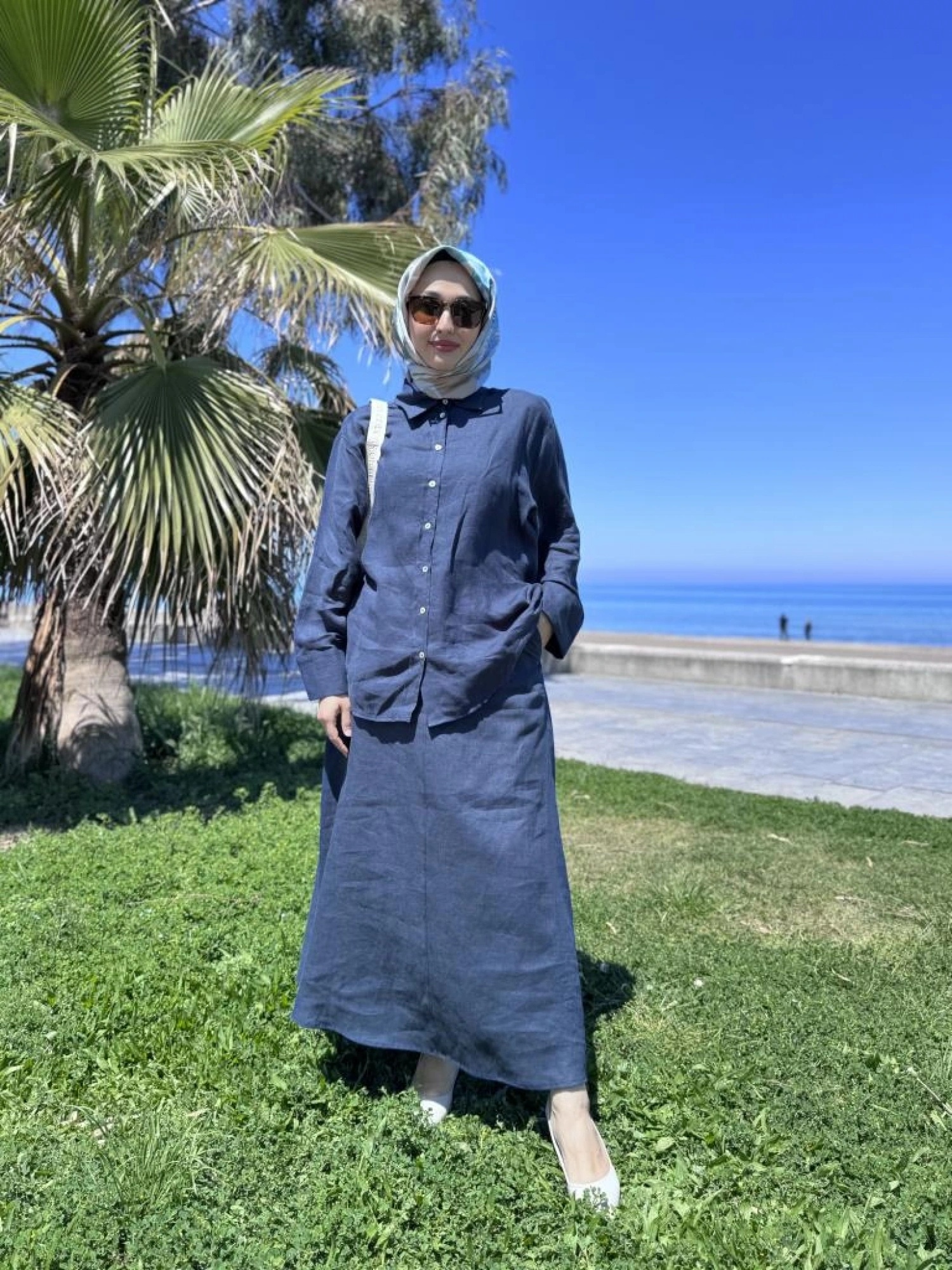 QooQ Store Lin Keten Gömlek 25SS212