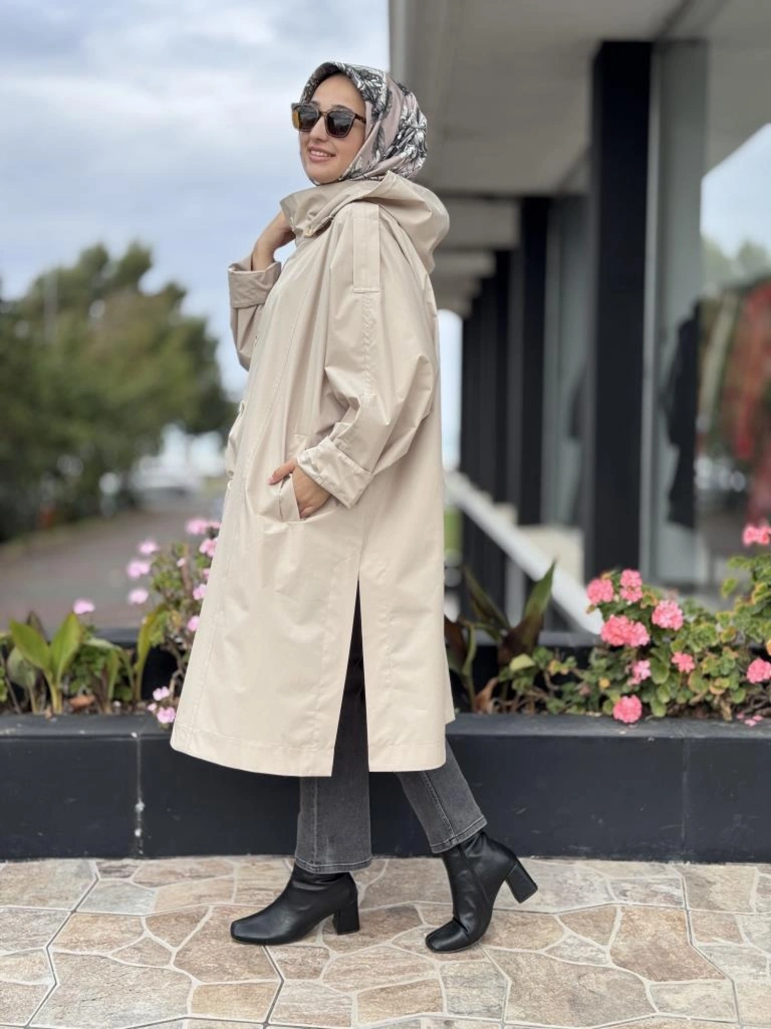 QooQ Store Quo Yağmurluk Trench 26FW632
