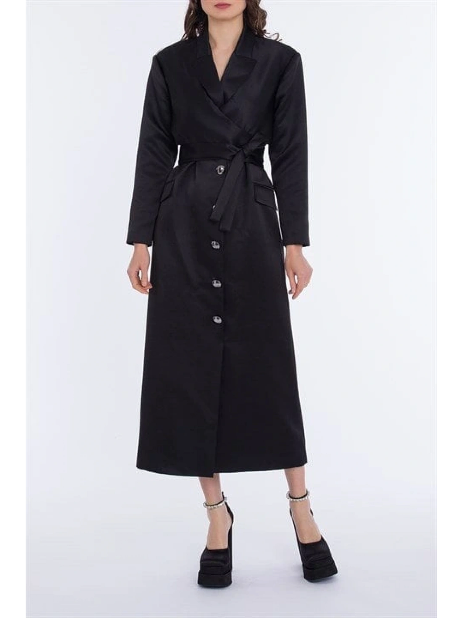 Quiprive  Saten Ceket Elbise 11262