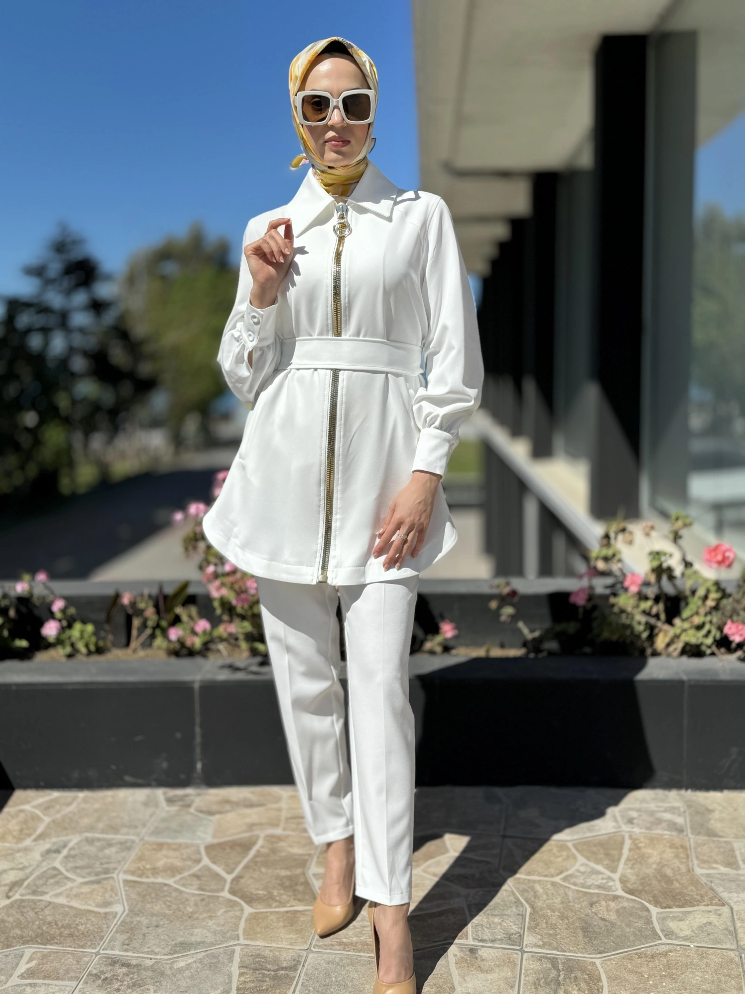 Qupra Fermuarlı Ceket  Pantolon Takım QAY62097