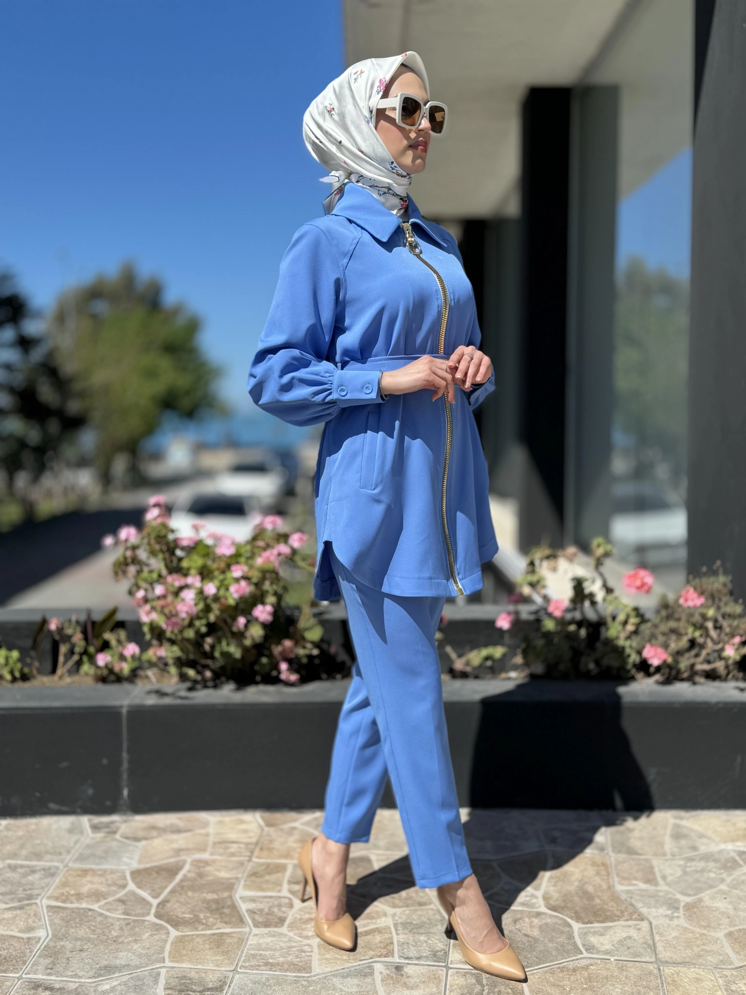 Qupra Fermuarlı Ceket  Pantolon Takım QAY62097