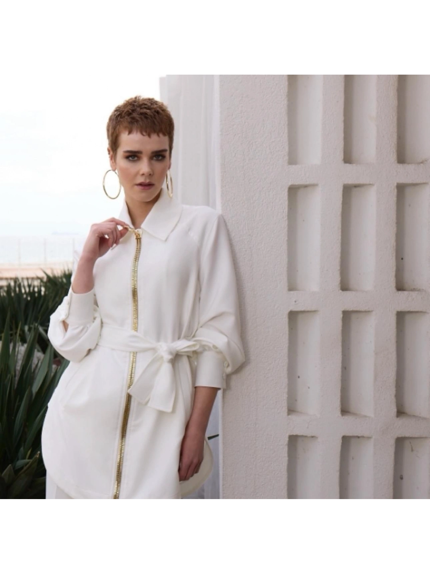 Qupra Fermuarlı Ceket  Pantolon Takım QAY62097