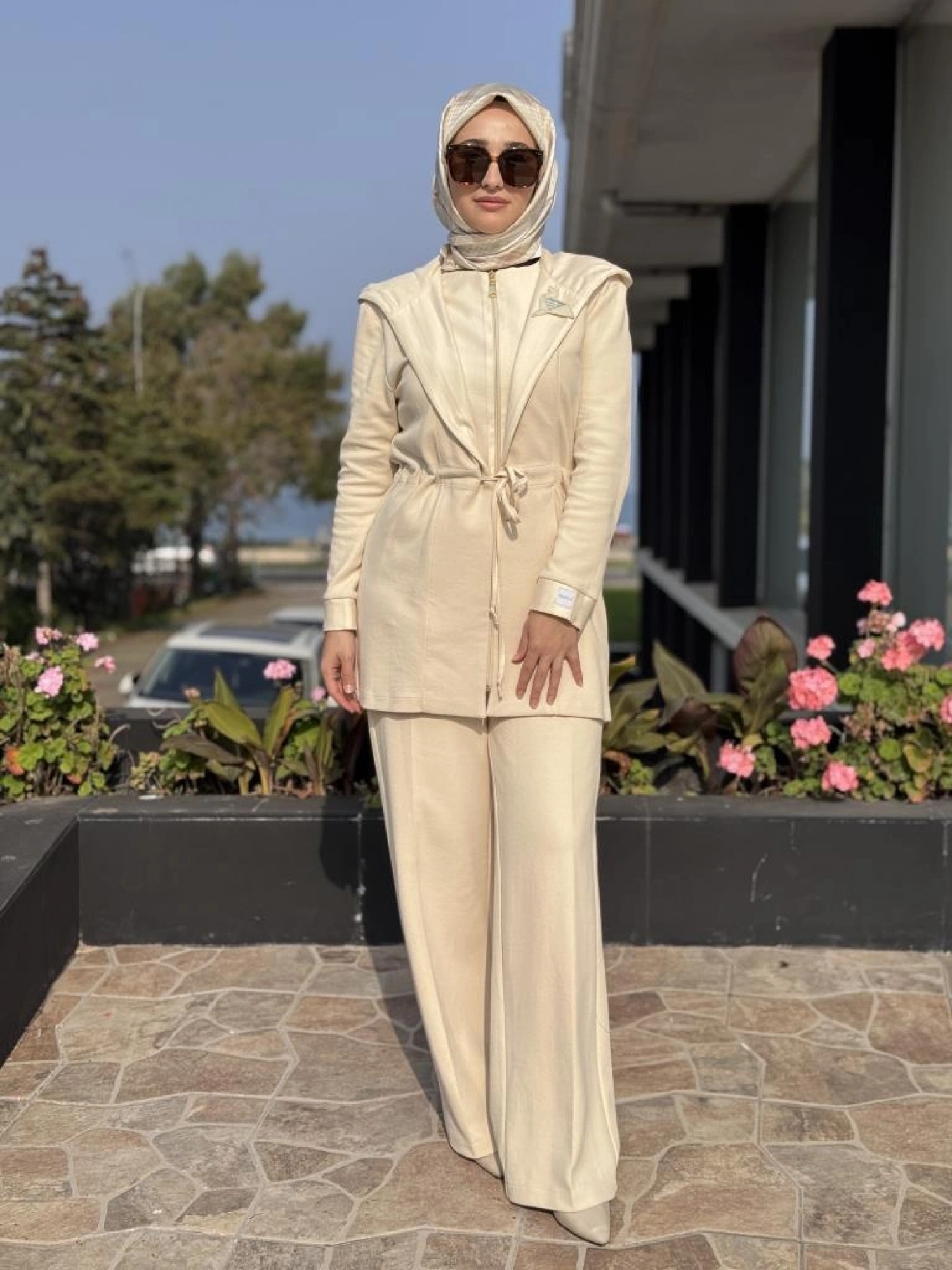 Qupra Fermuarlı Kap/Ceket Pantolon Takım WAC92032