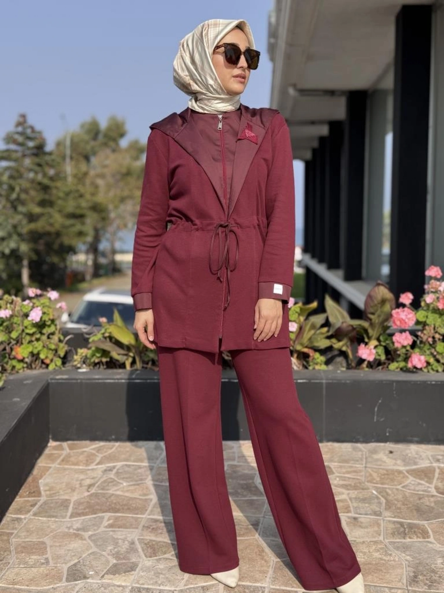 Qupra Fermuarlı Kap/Ceket Pantolon Takım WAC92032