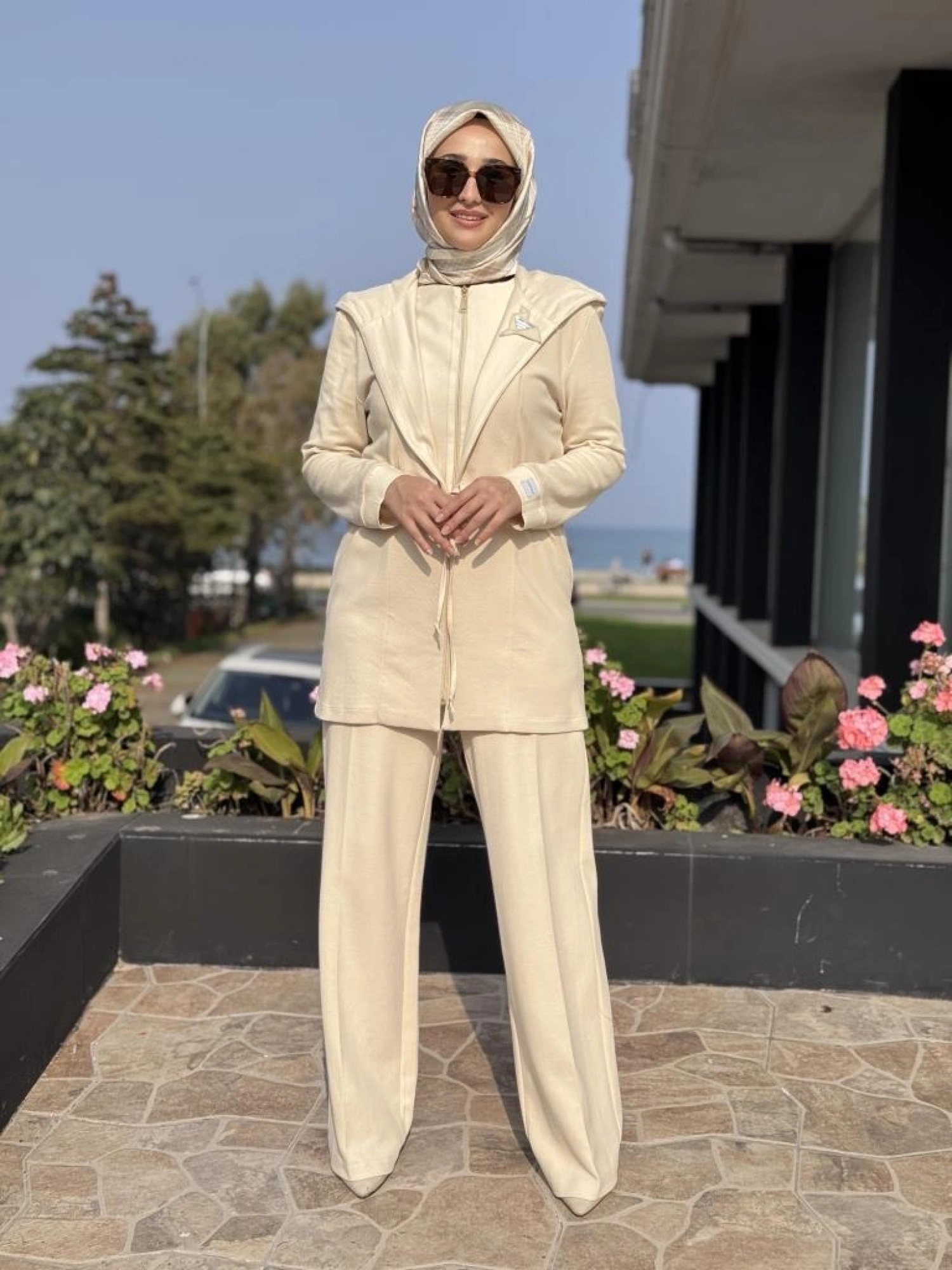 Qupra Fermuarlı Kap/Ceket Pantolon Takım WAC92032