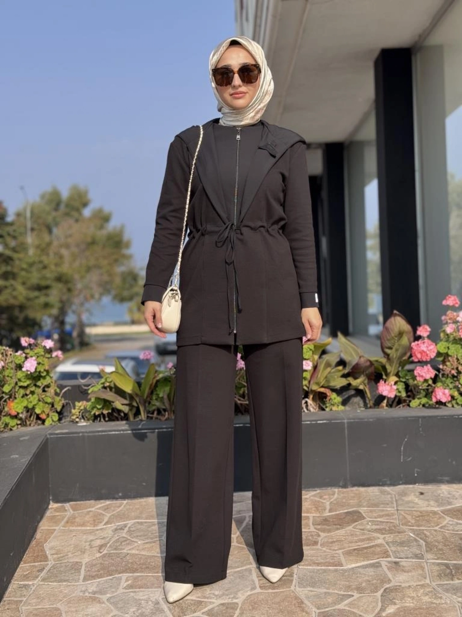 Qupra Fermuarlı Kap/Ceket Pantolon Takım WAC92032