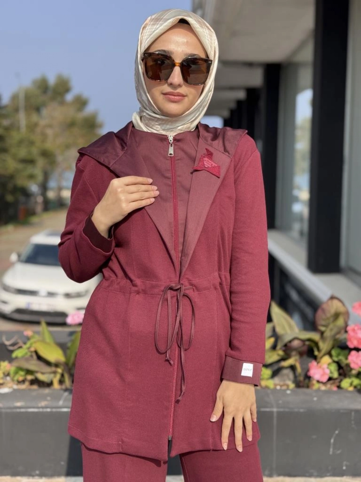 Qupra Fermuarlı Kap/Ceket Pantolon Takım WAC92032