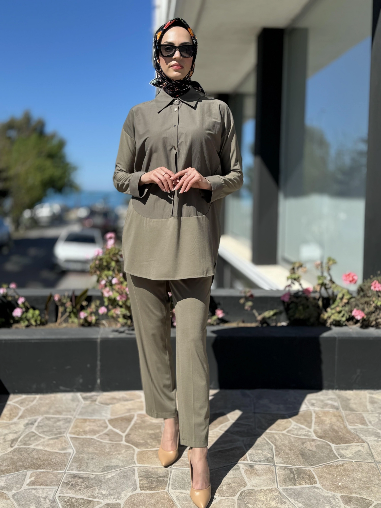 Qupra Poplin Garnili Flora Takım QAY62008