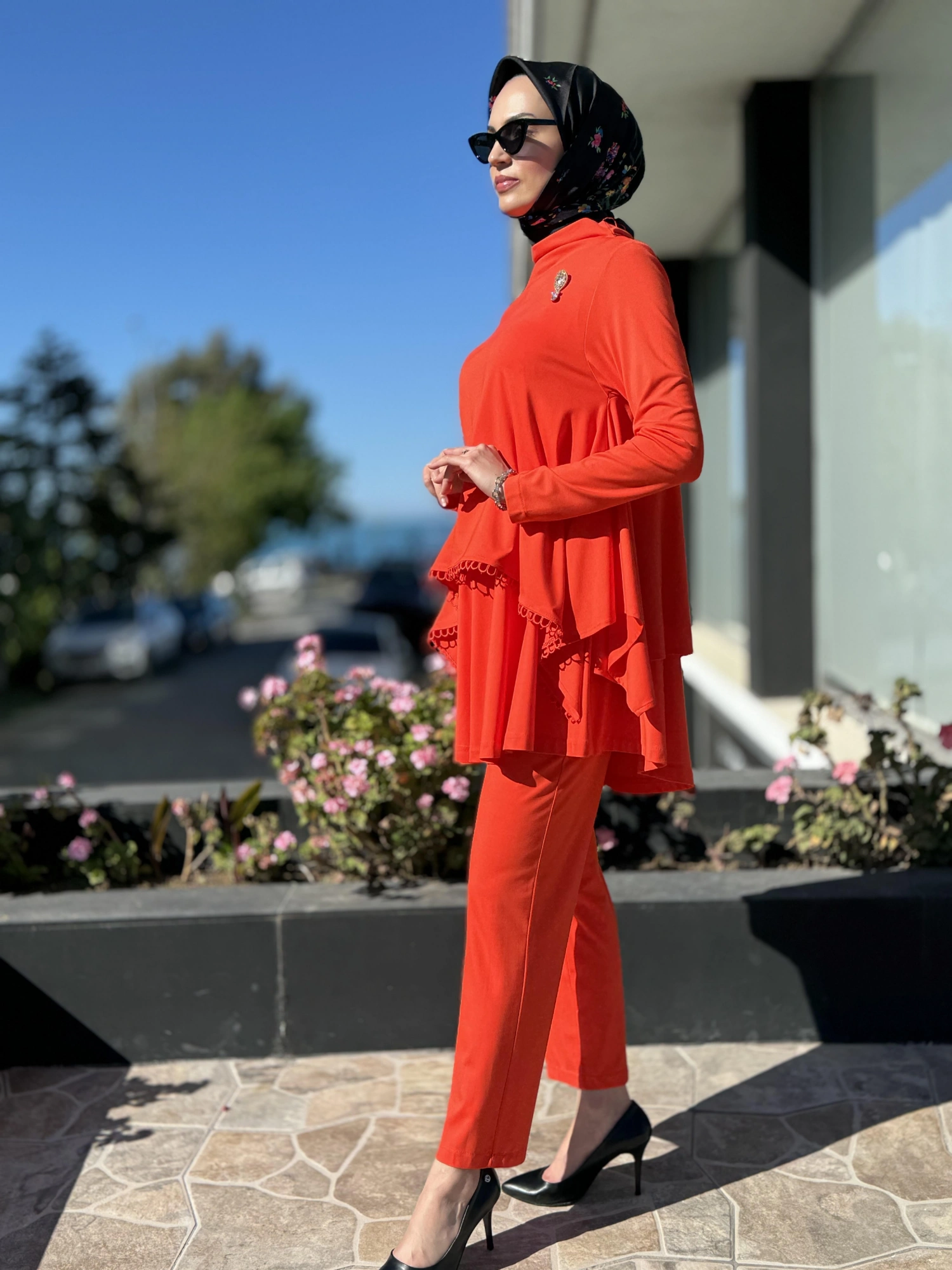 Qupra Üç Parçalı Modal Tunik Pantolon Takım QAY62031