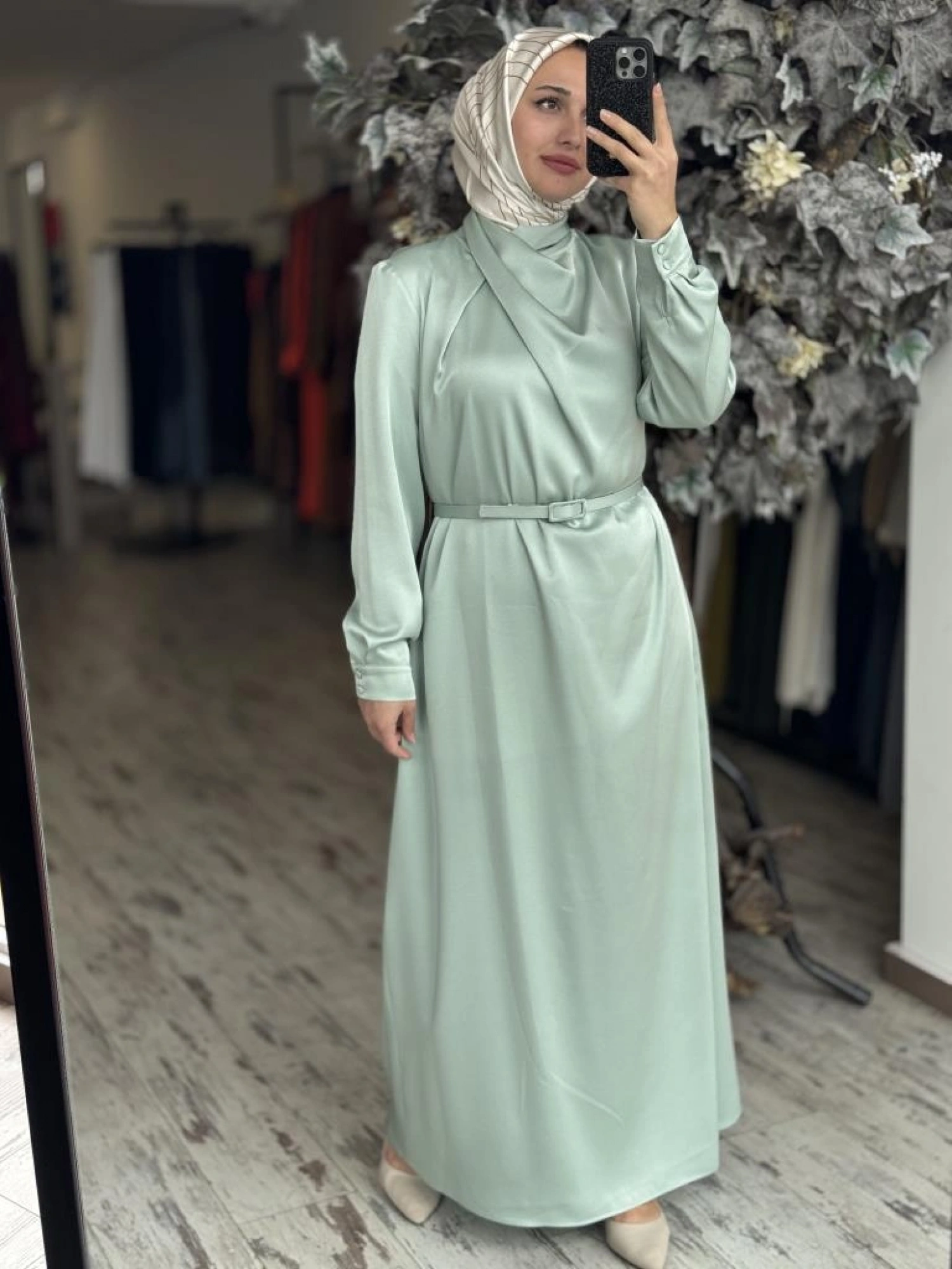 SENNA Cristalle Tesettür Abiye Dress SD30171