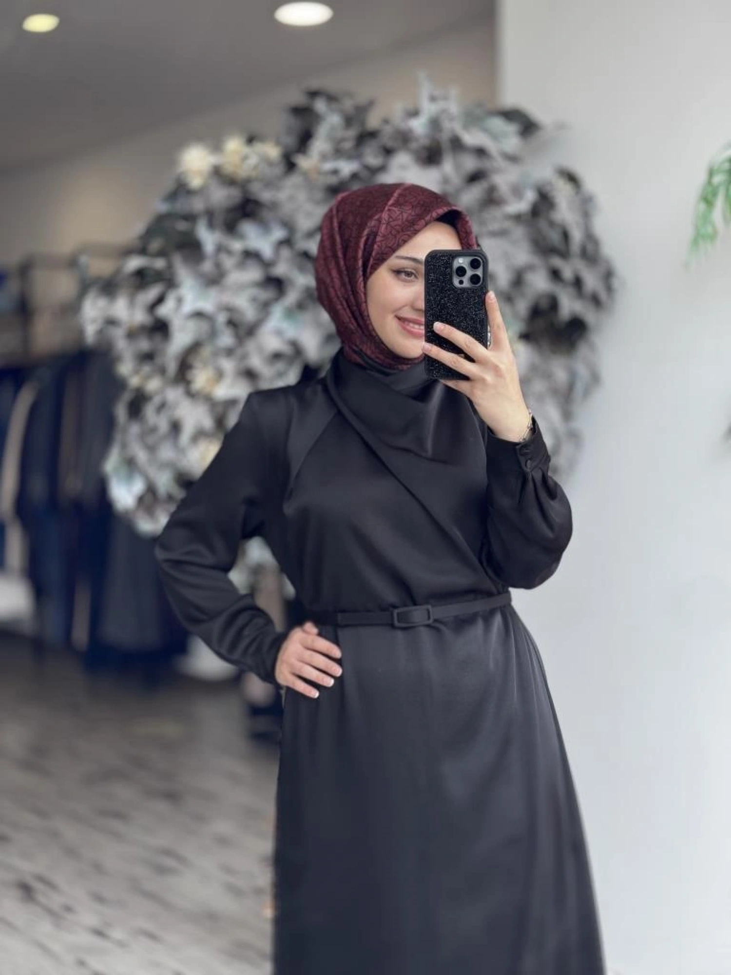 SENNA Cristalle Tesettür Abiye Dress SD30171