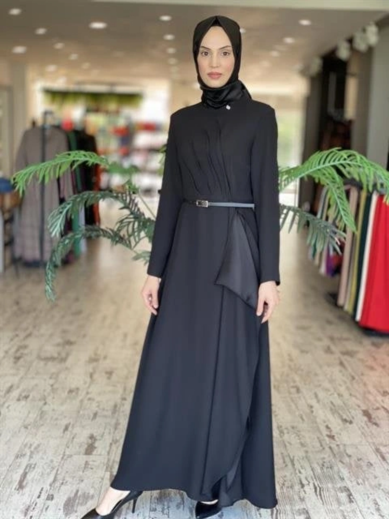 SENNA Fame Siyah Abiye Elbise 3009S23