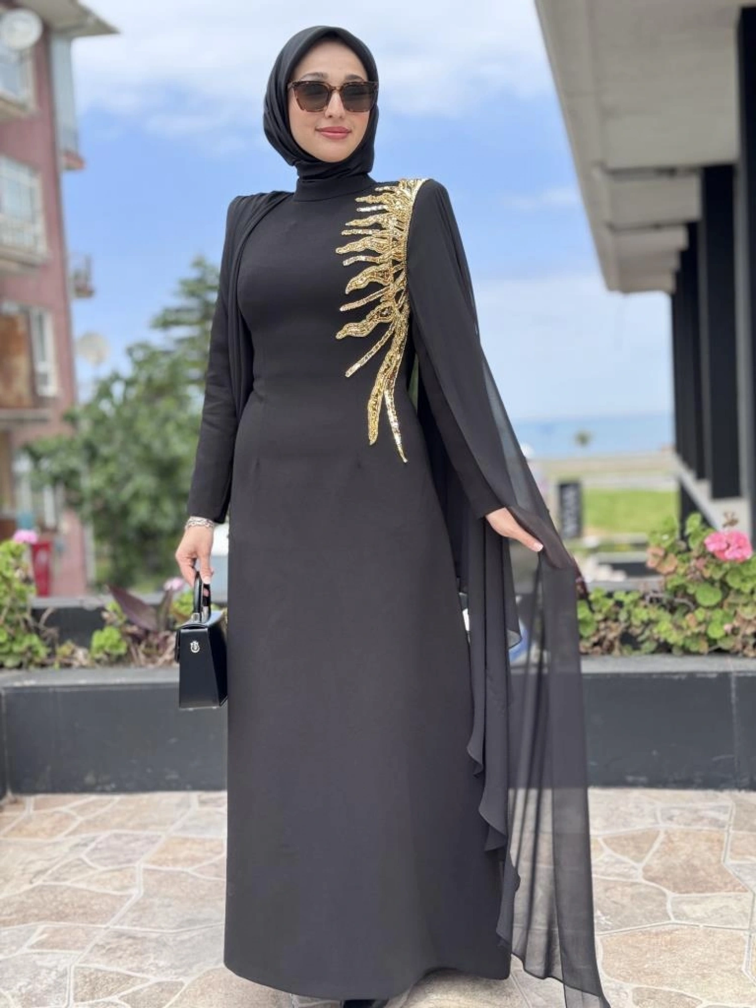 SENNA Helia Tesettür Abiye Dress SD2530027