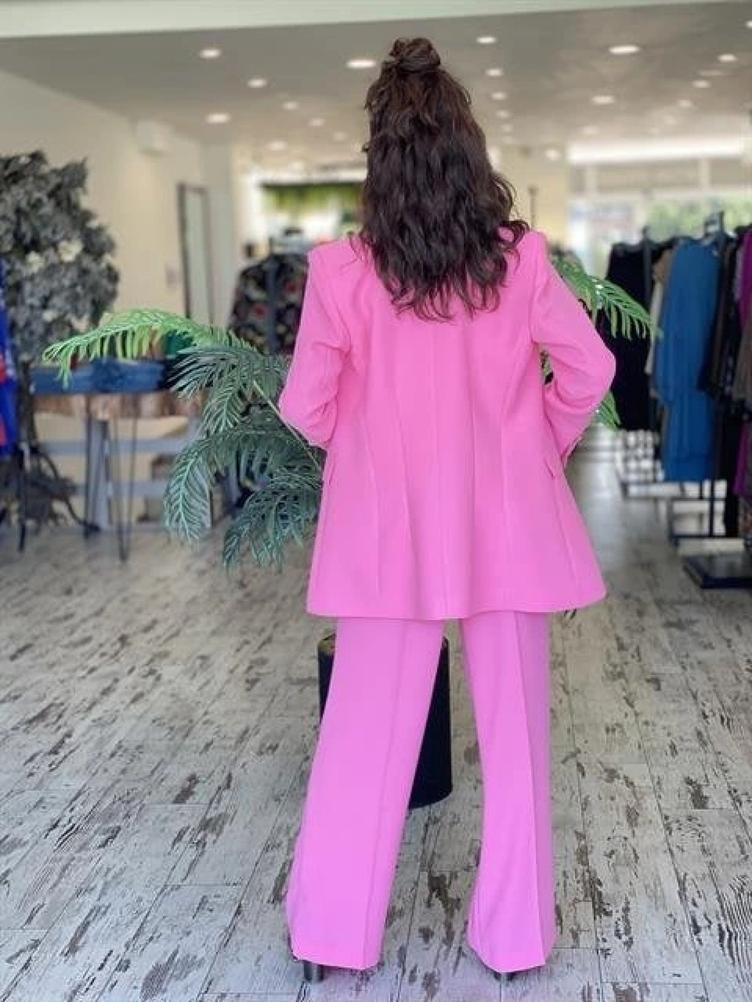 SENNA Lucinda Pembe Ceket/Pantolon Takım 9047S23