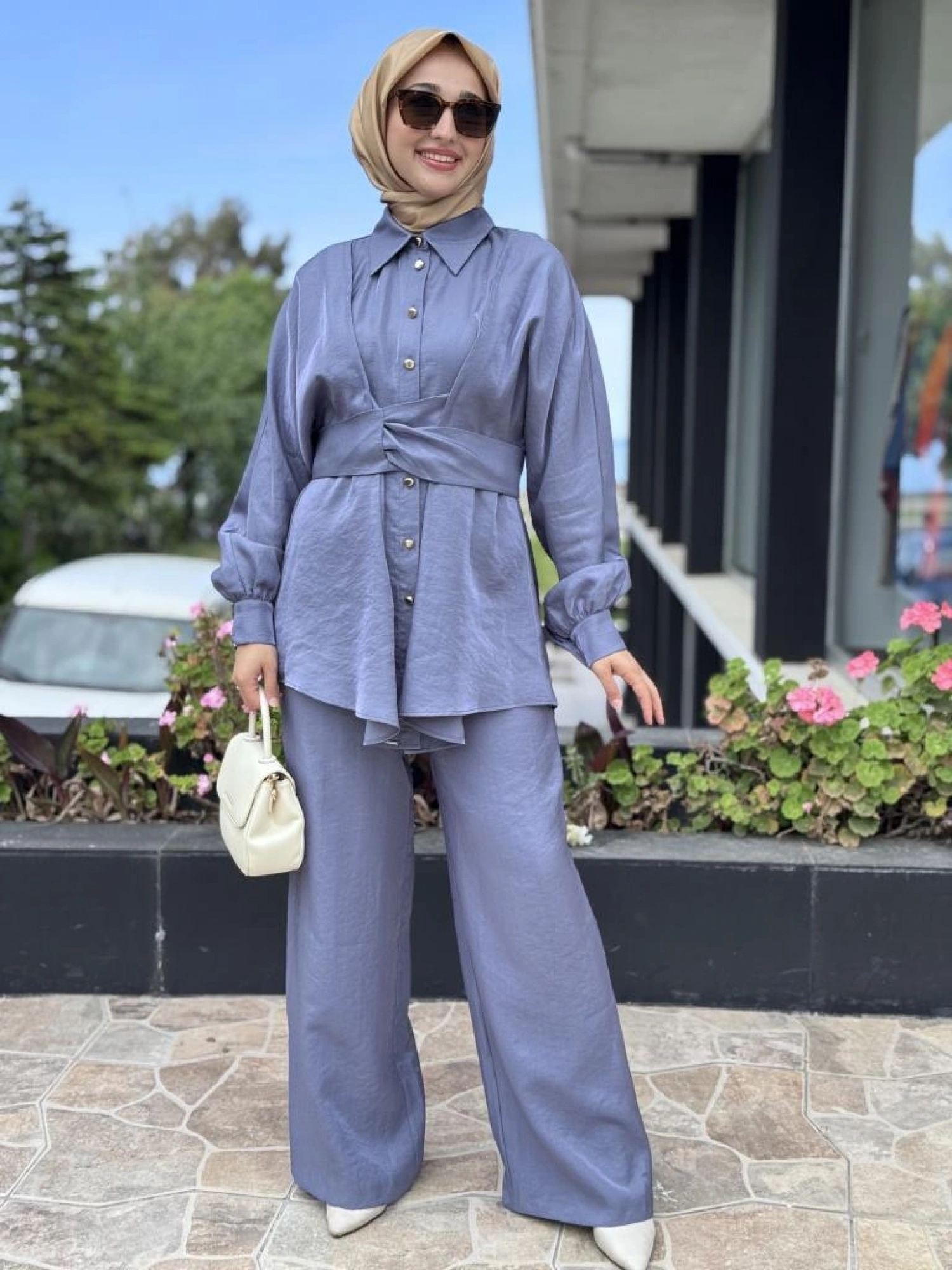 SENNA Mazerine Gömlek Pantolon Takım SD2521004