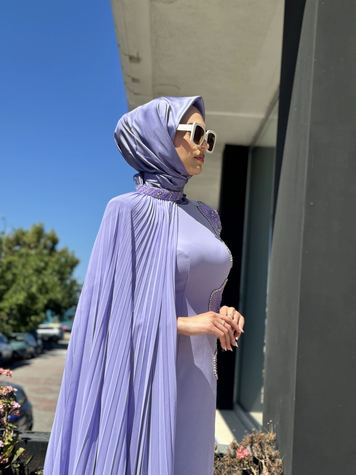 SENNA Rosaline Tesettür Abiye Dress SD30043