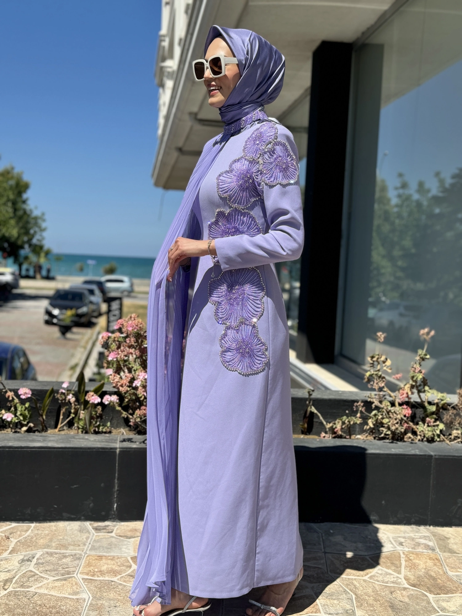 SENNA Rosaline Tesettür Abiye Dress SD30043