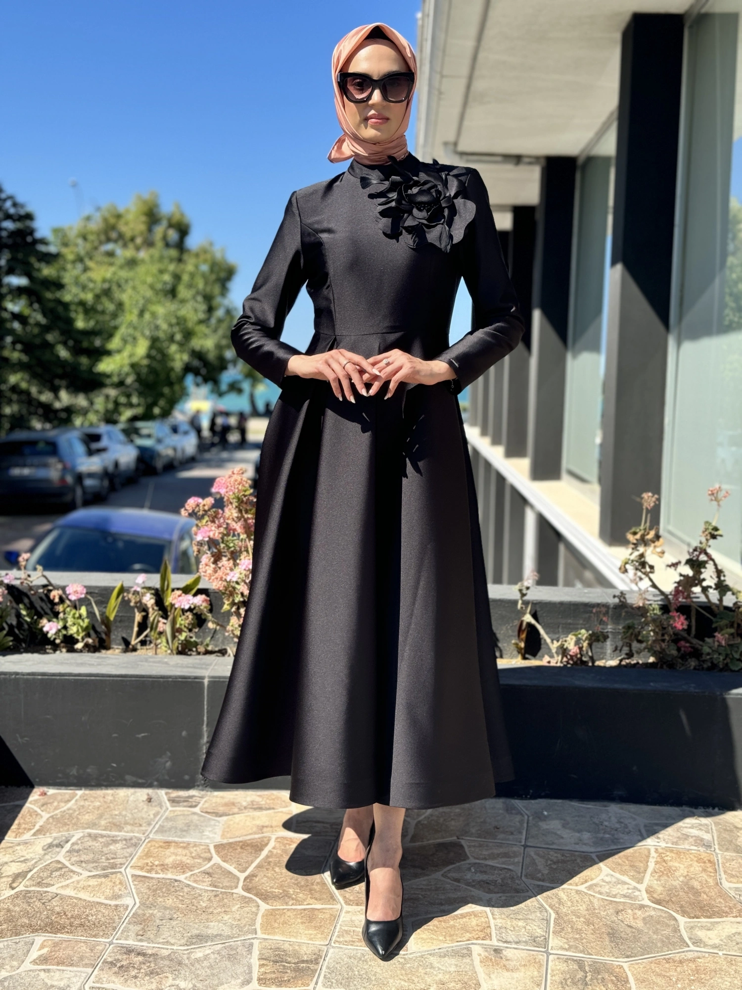 SENNA Rosebud Dress Tesettür Abiye SD30001