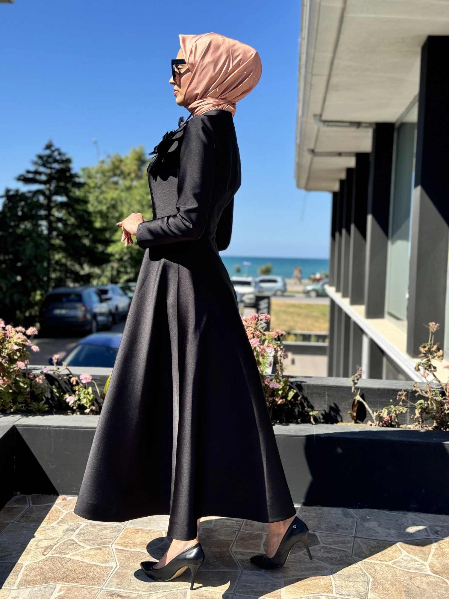 SENNA Rosebud Dress Tesettür Abiye SD30001