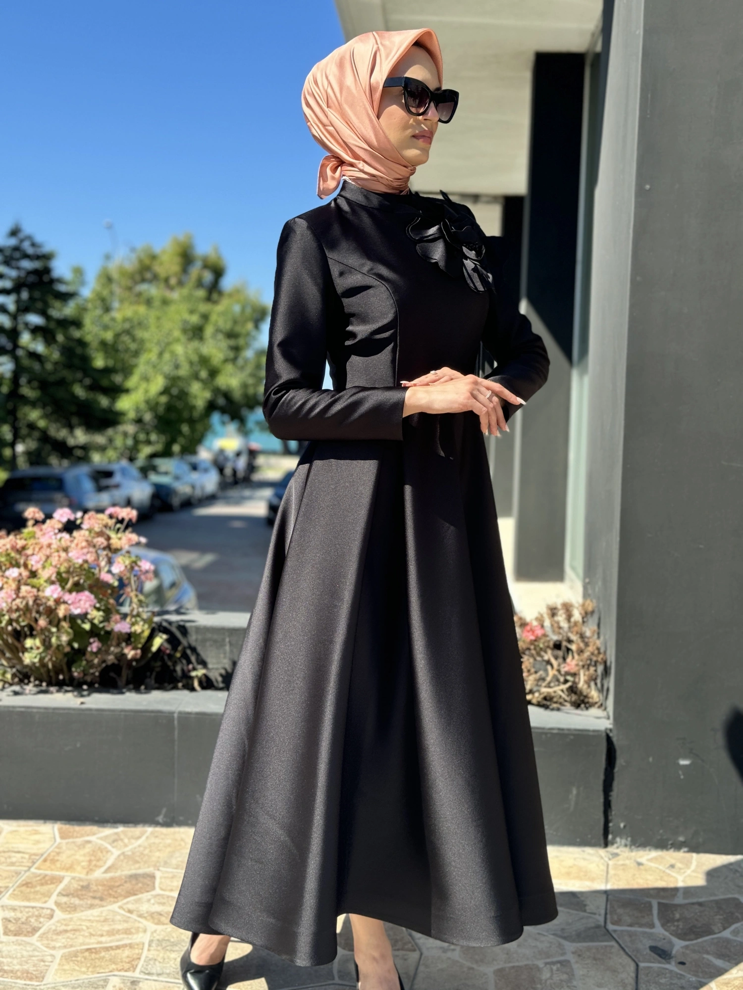 SENNA Rosebud Dress Tesettür Abiye SD30001