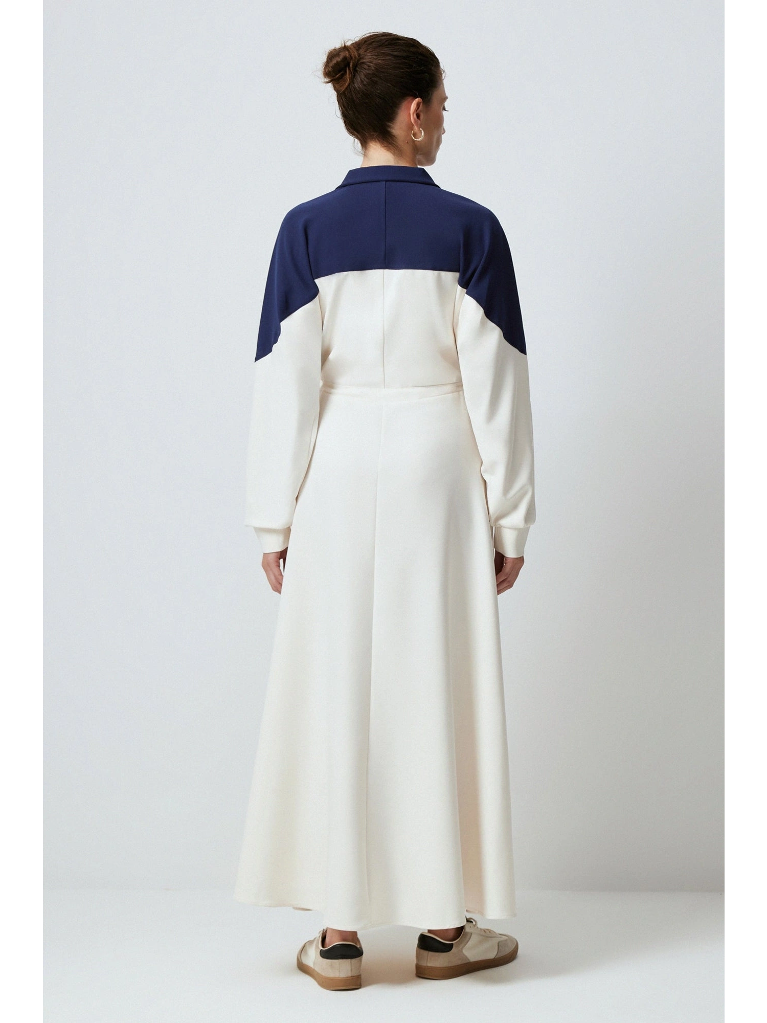 Touche Belden Bağlamalı Krep Elbise 24F1A0004