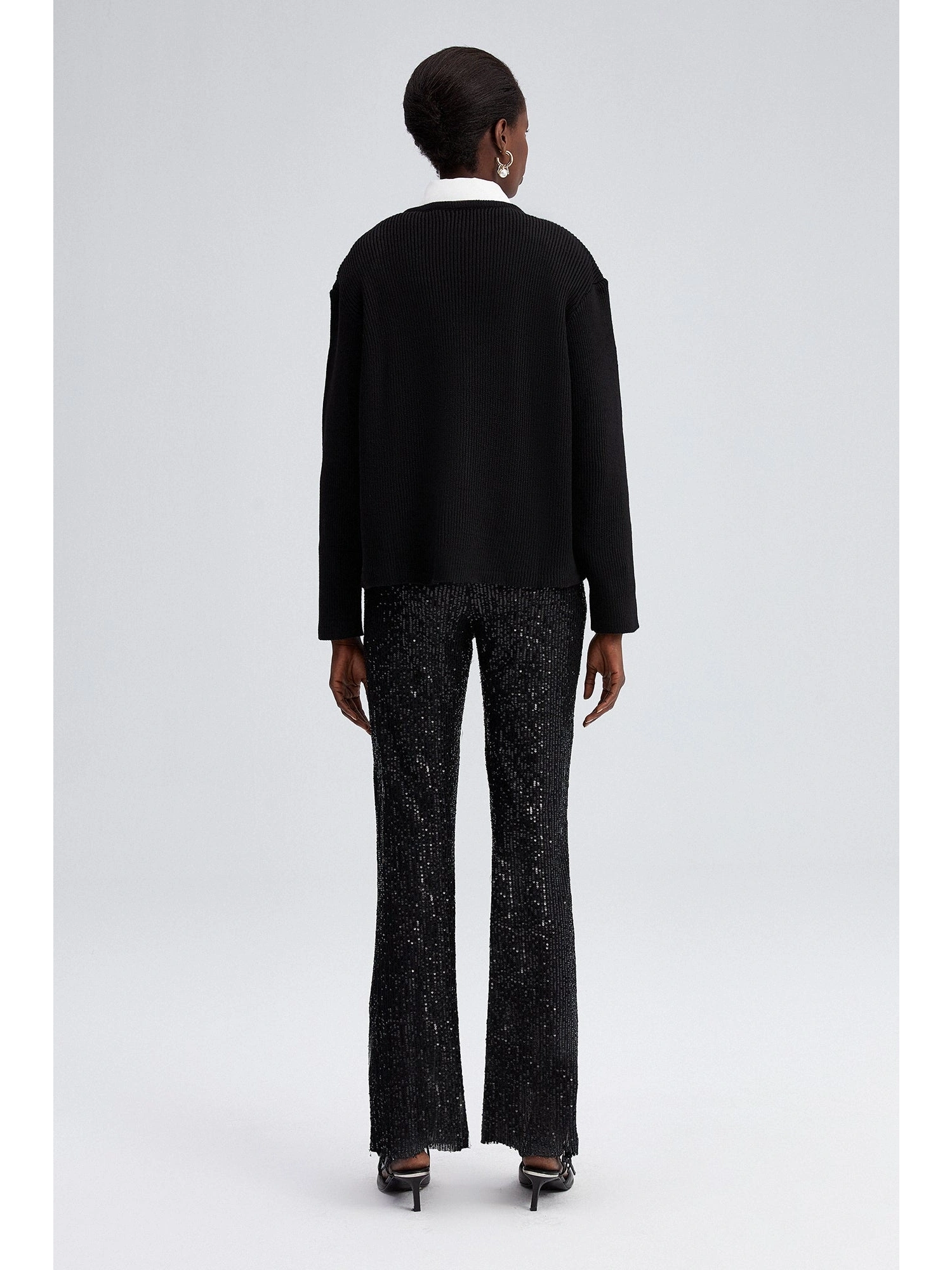 Touche Gold Düğmeli Kısa Triko Hırka 23F1R0059