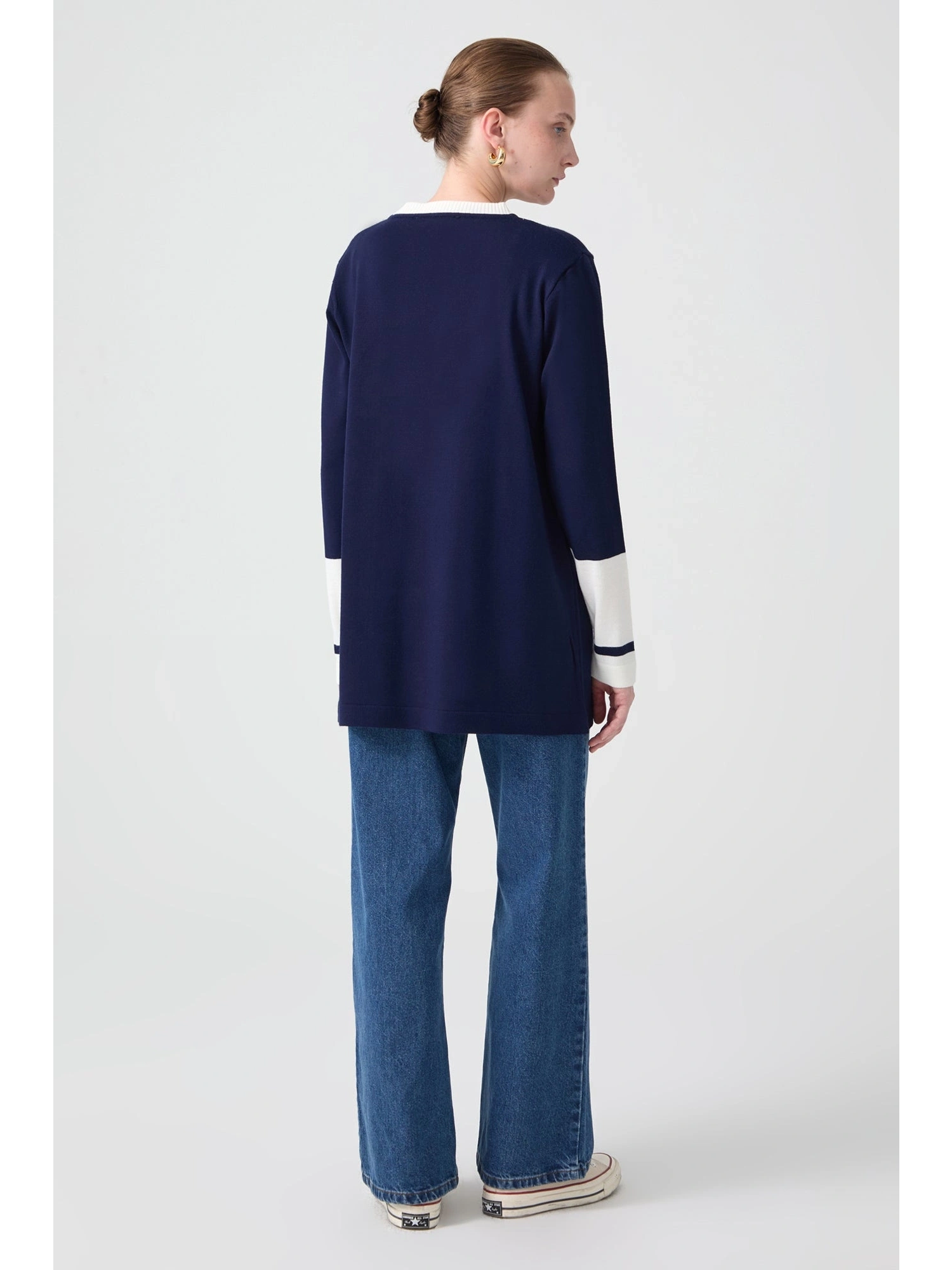 Touche Yırtmaç Detaylı Triko Tunik 24F1XD005