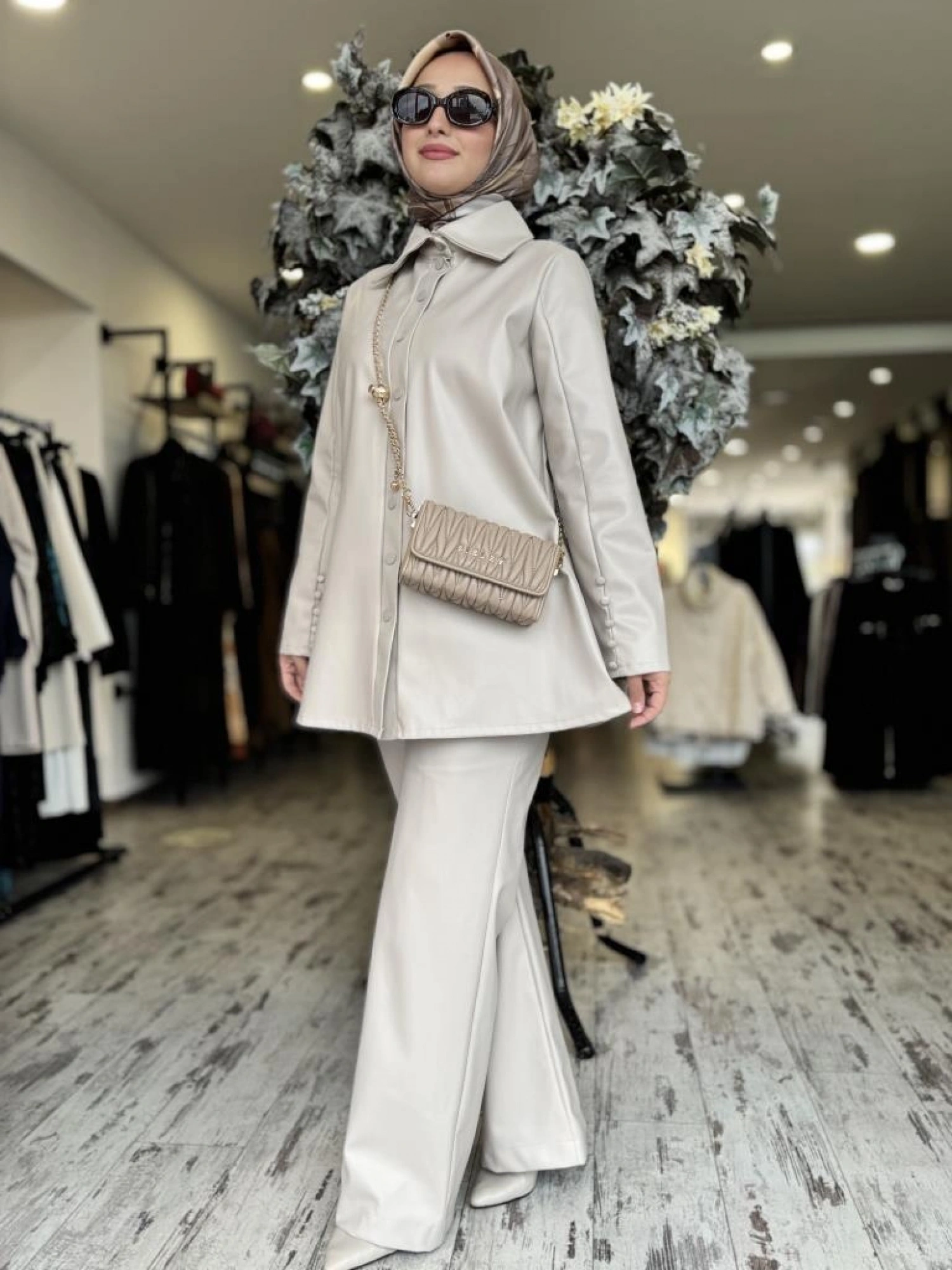 Vuu Cep Detaylı Deri Pantolon 24FW1V126