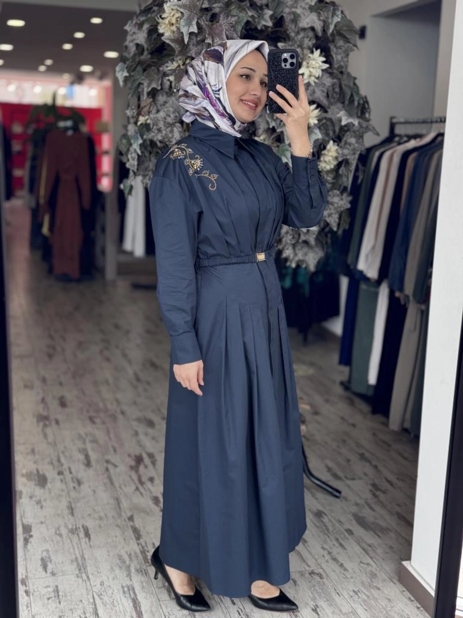 Vuu Koton Önü Pileli Elbise 25SSV4010