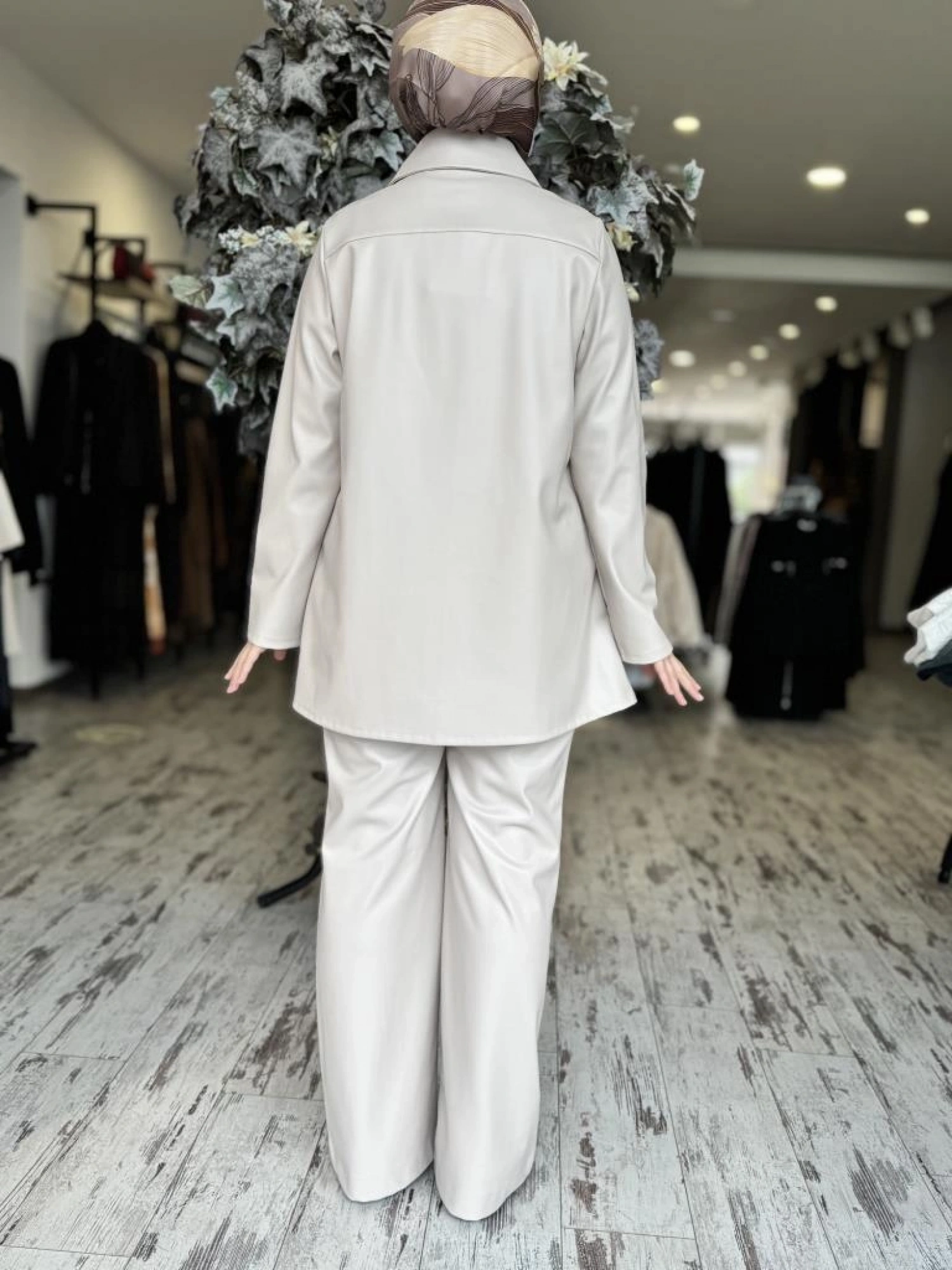 Vuu Yaka Detaylı Deri Gömlek 24FW2V128